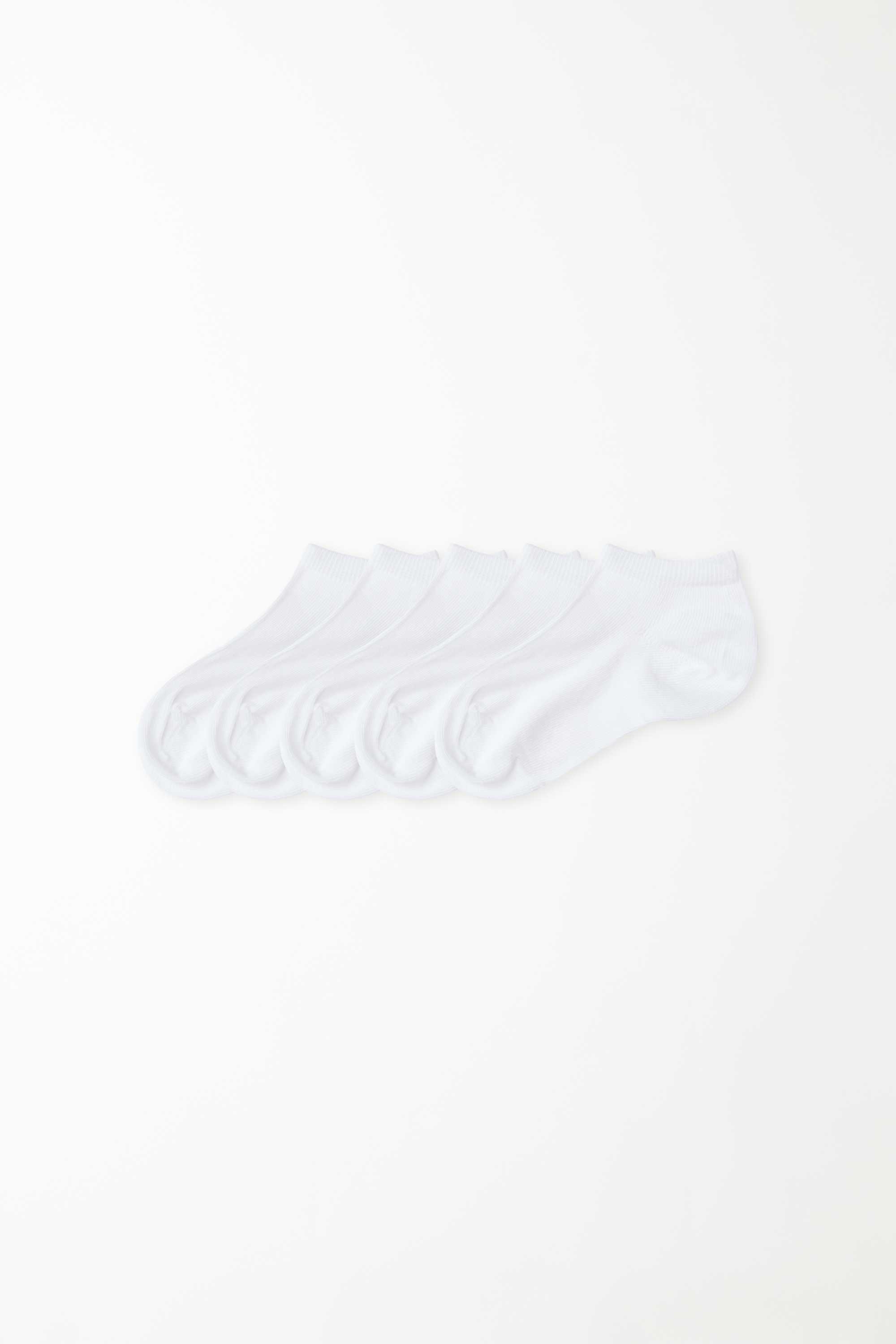 5 Paires de Chaussettes Invisibles en Coton Enfant Mixte