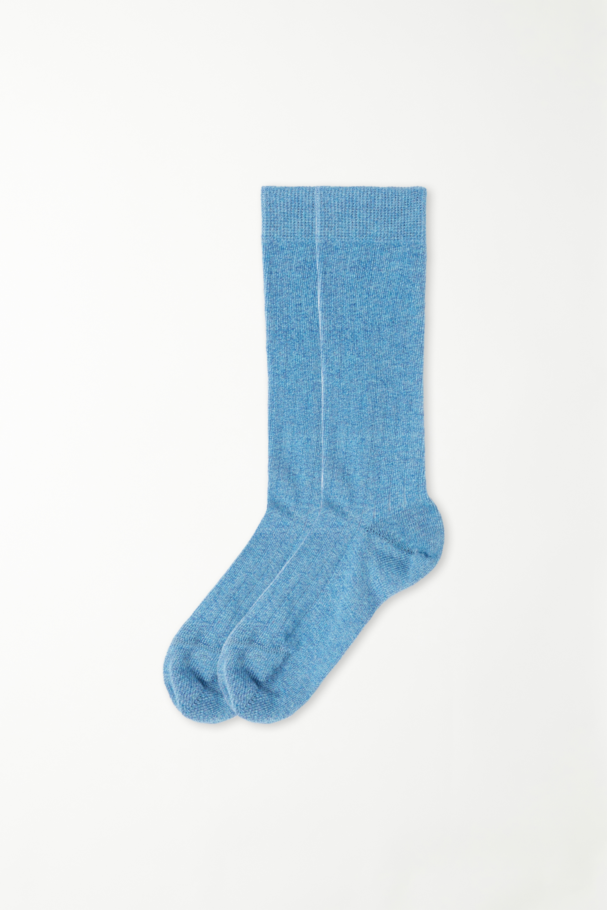 Boys’ Long Ribbed Cotton Socks