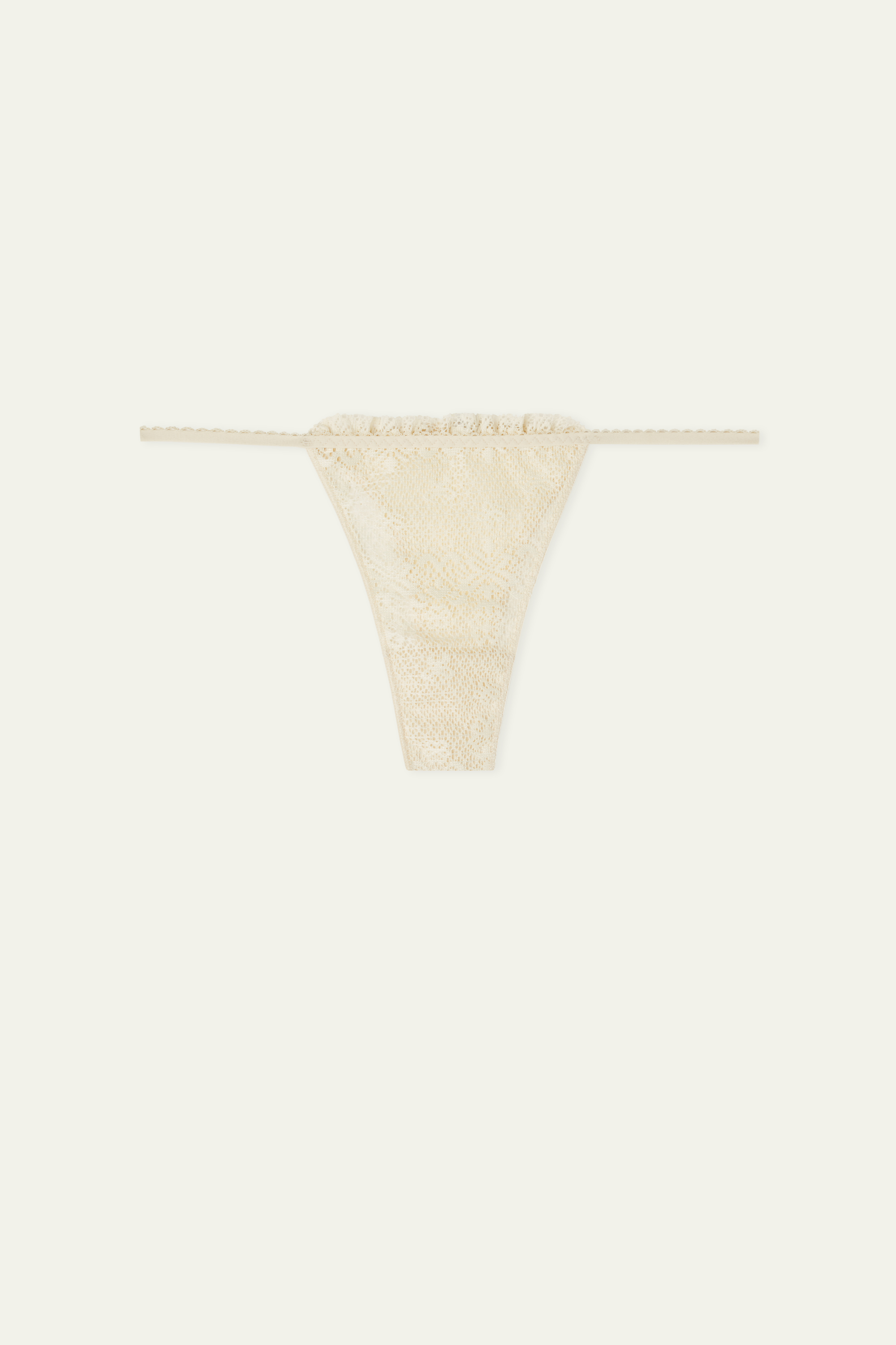 Country Pointelle High-Cut Brazilian Briefs with Tanga Panel