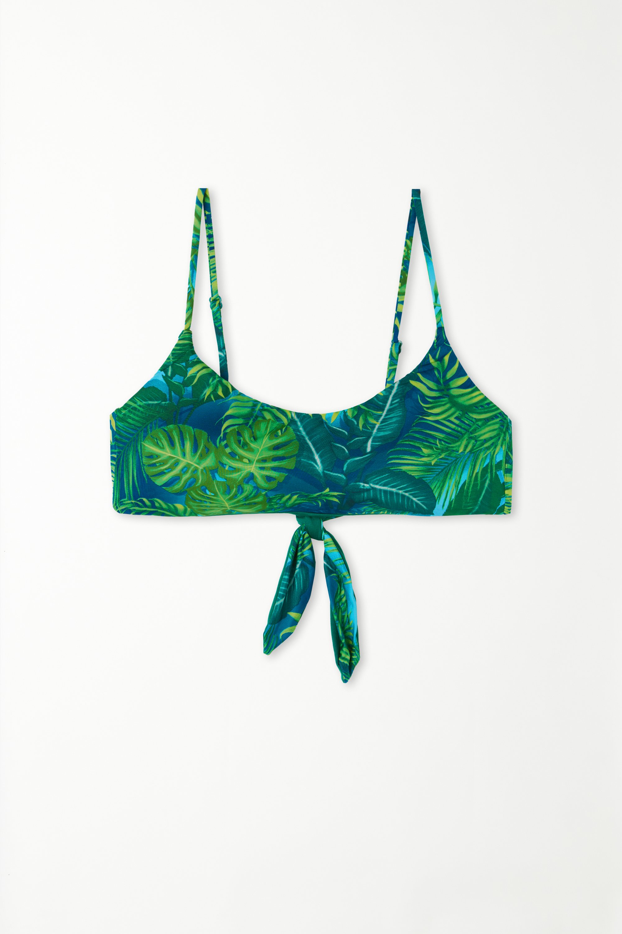 Bustier-Bikinioberteil mit herausnehmbaren Polstern Emerald Jungle