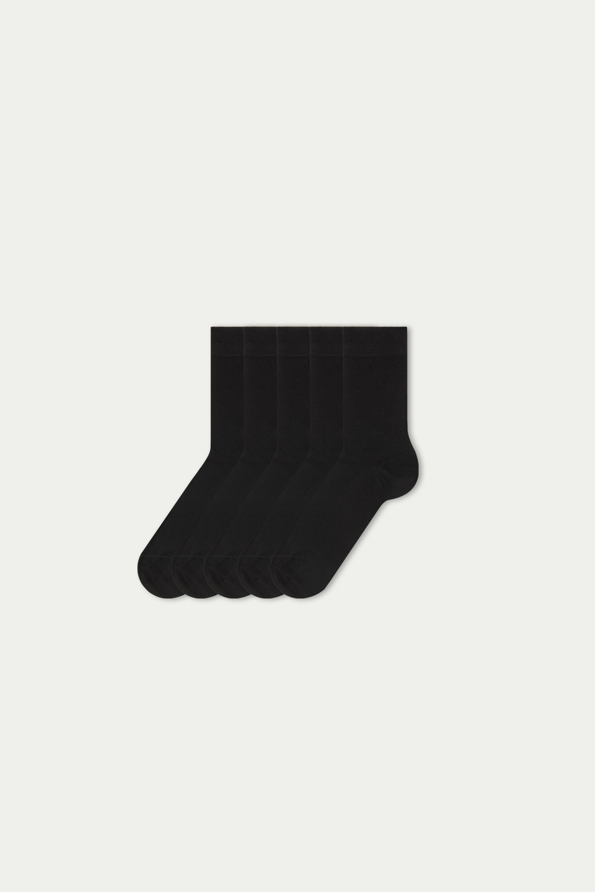 5 Ζευγάρια Σετ Κοντές Κάλτσες από Ελαφρύ Βαμβακερό Ύφασμα