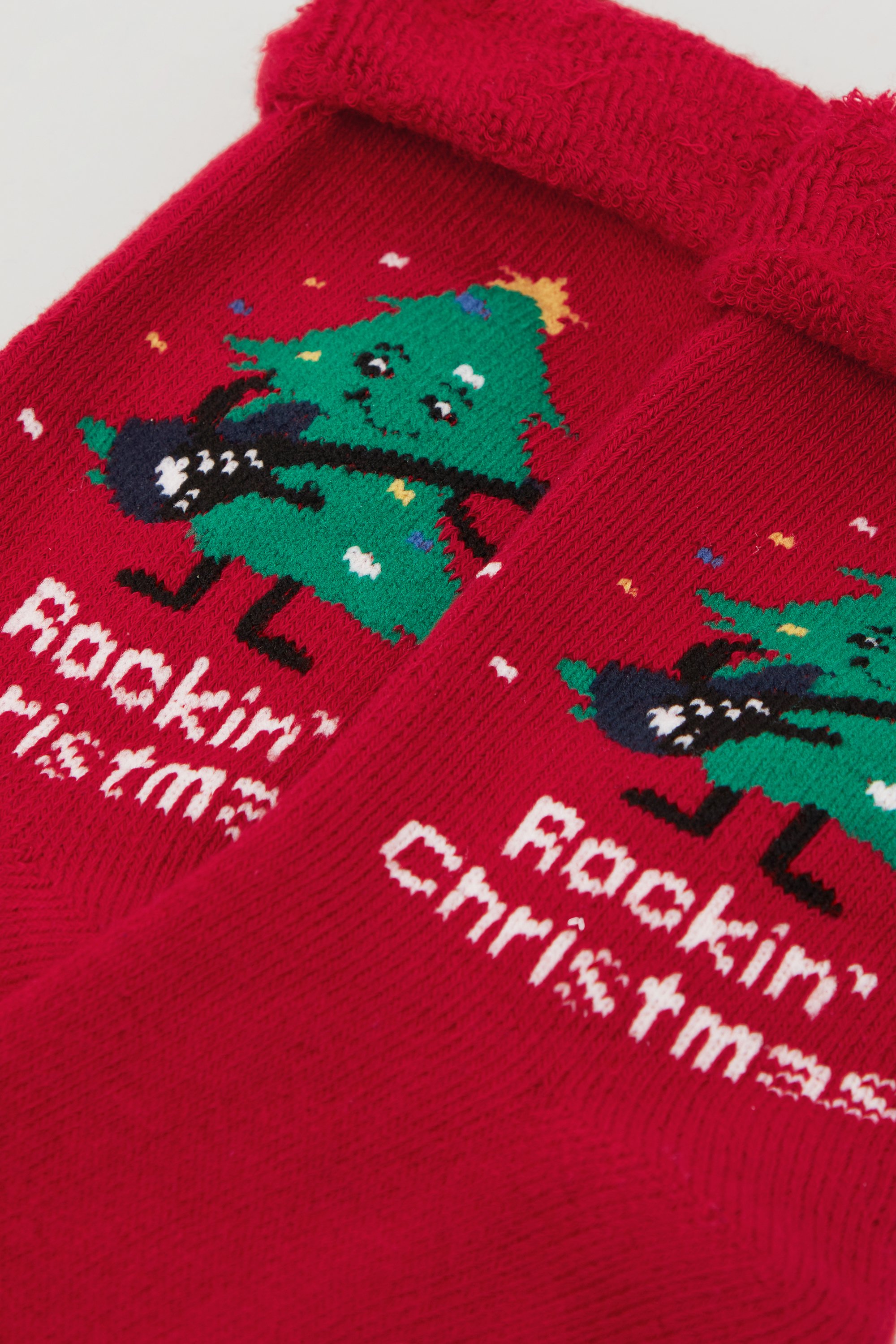 Calzini Antiscivolo Pesanti Fantasia Natale Donna