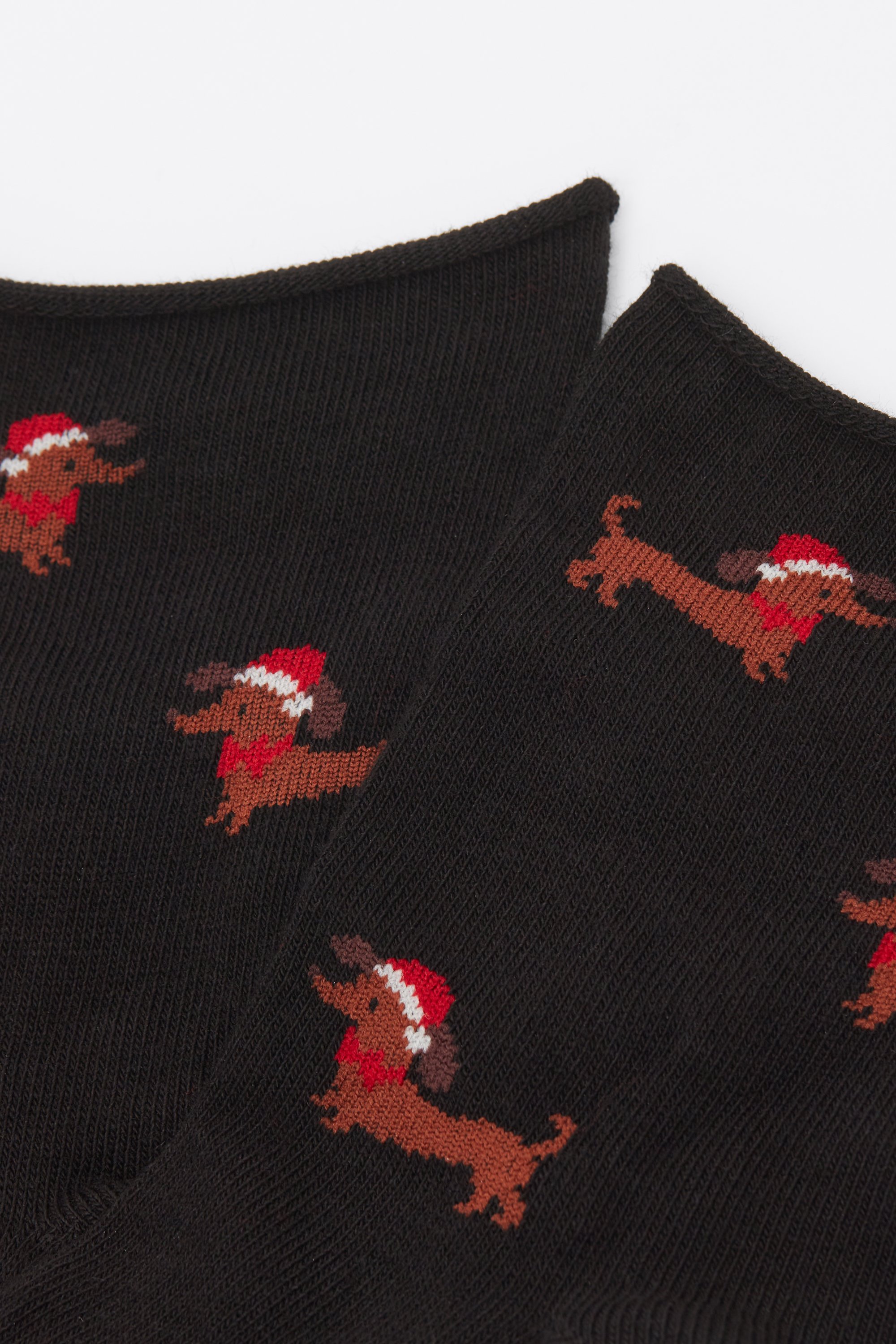 Socquettes Coton Sans Bords Imprimées