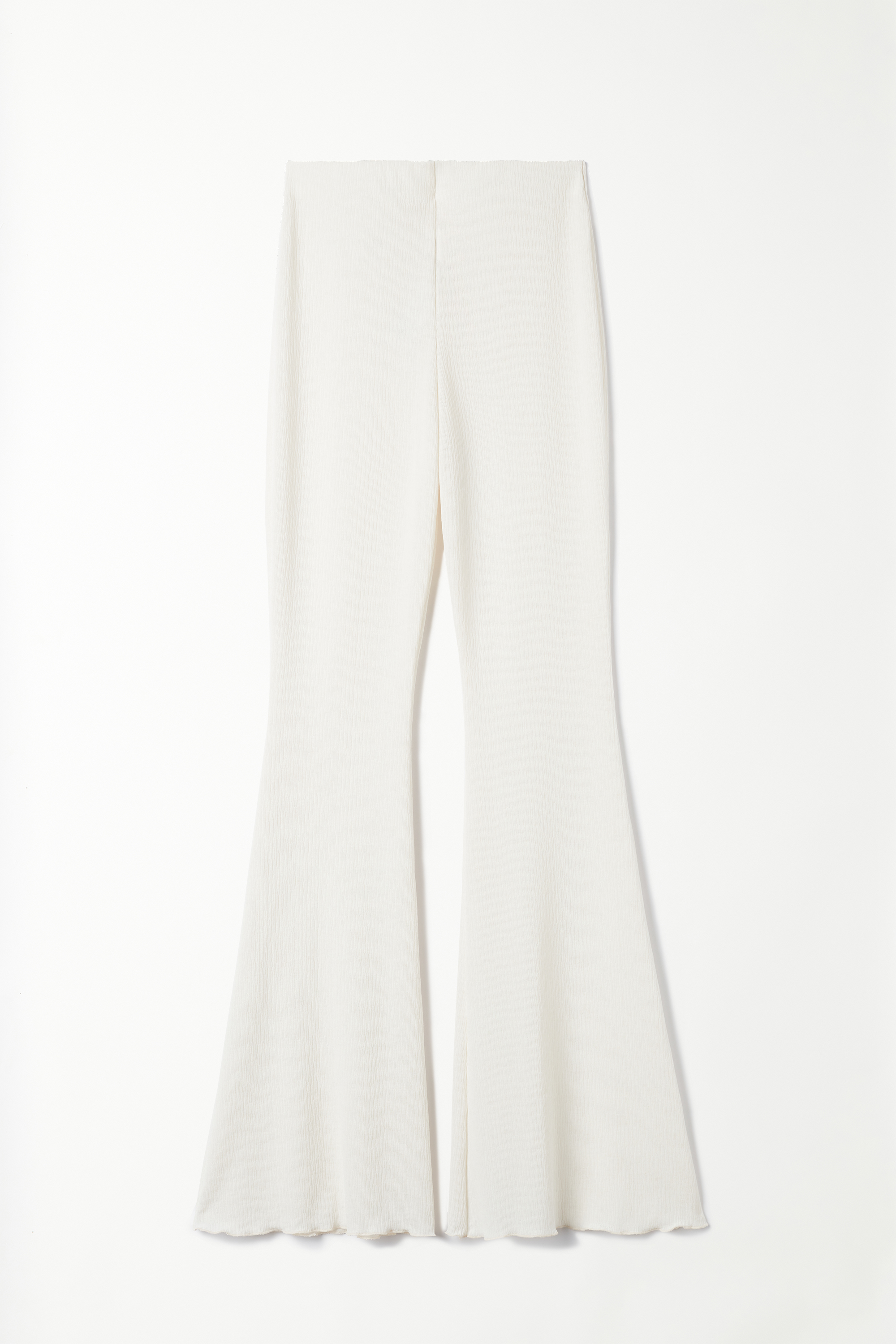 Flared Crepe Pants