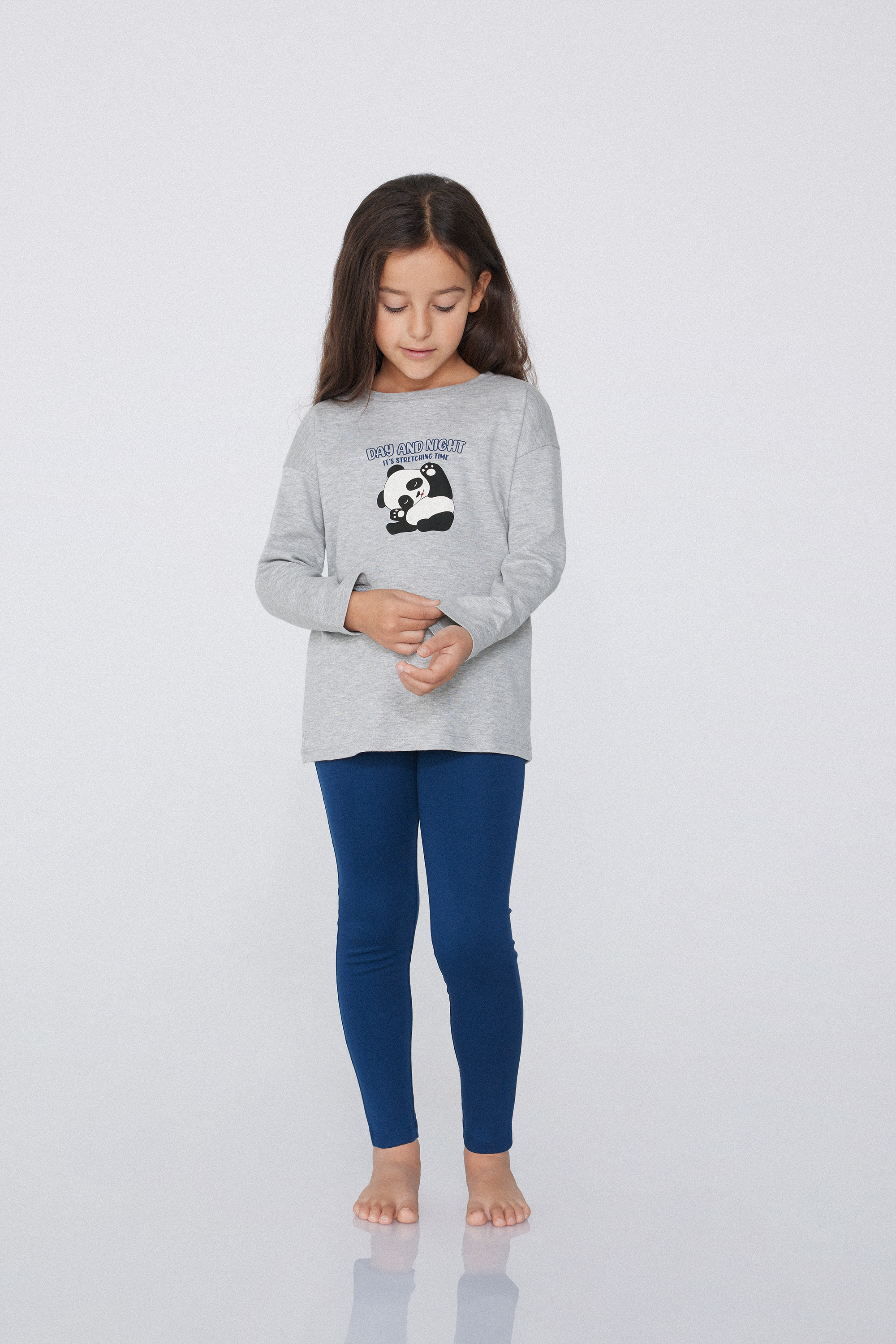 Pyjama Long Coton Épais Panda
