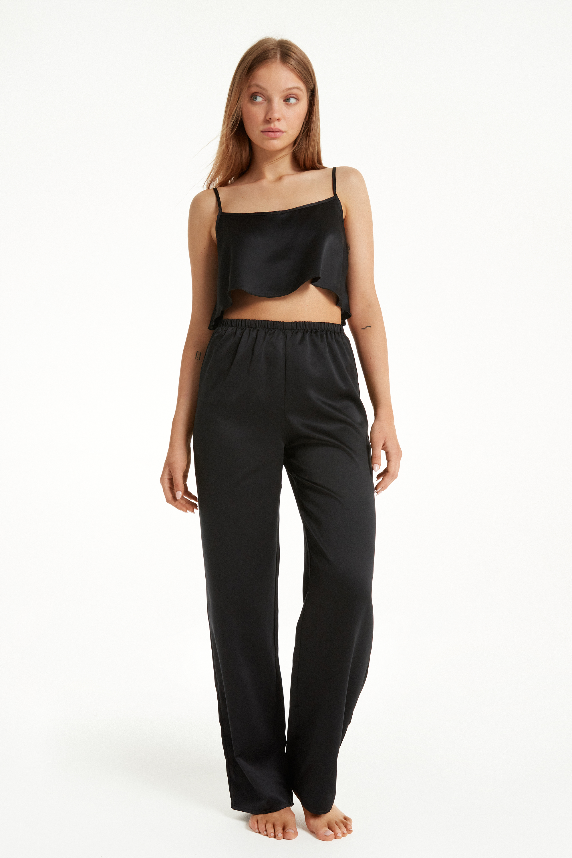 Pantalone Lungo Raso Colorful Tulle