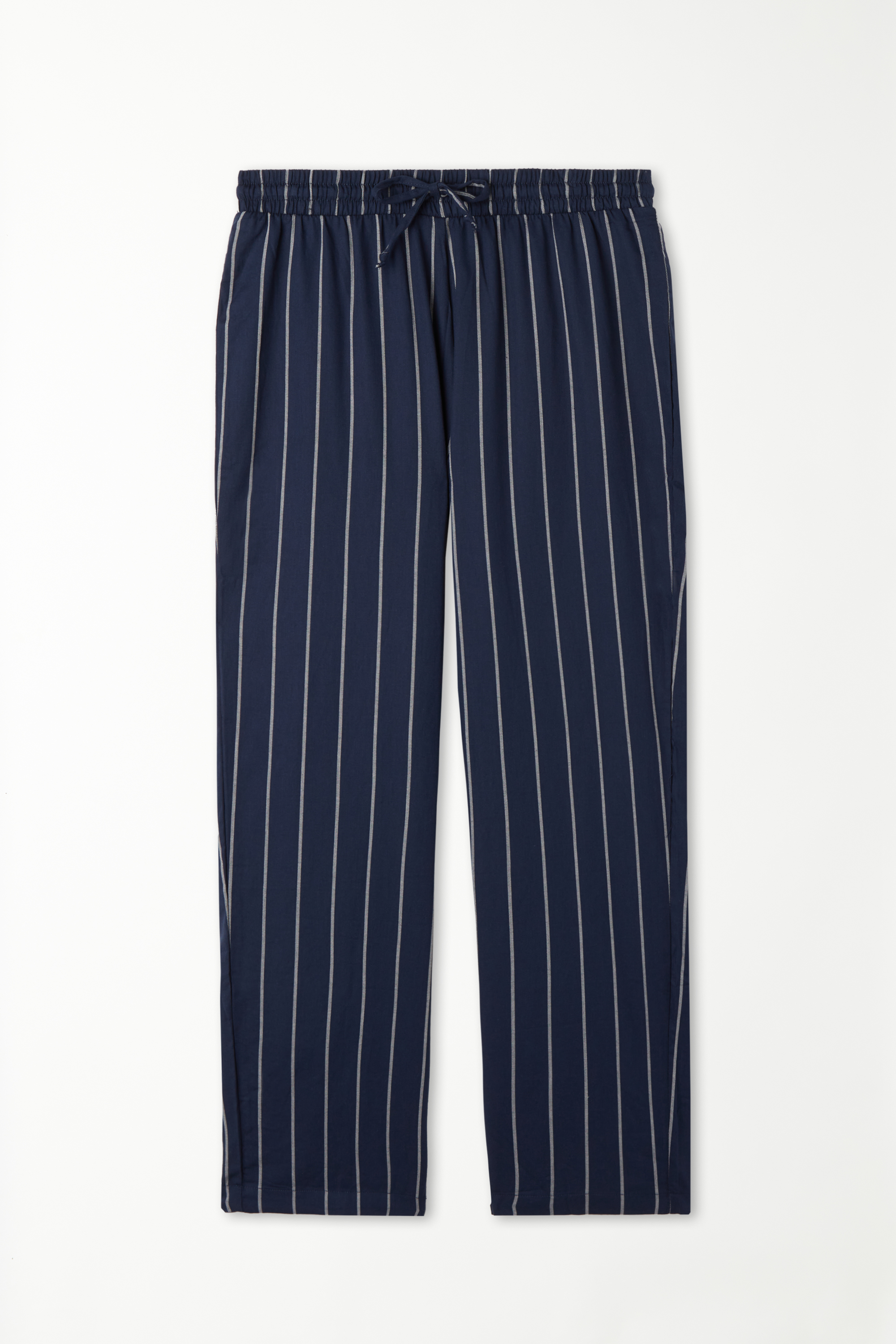 Straight-Cut Cotton Canvas Trousers