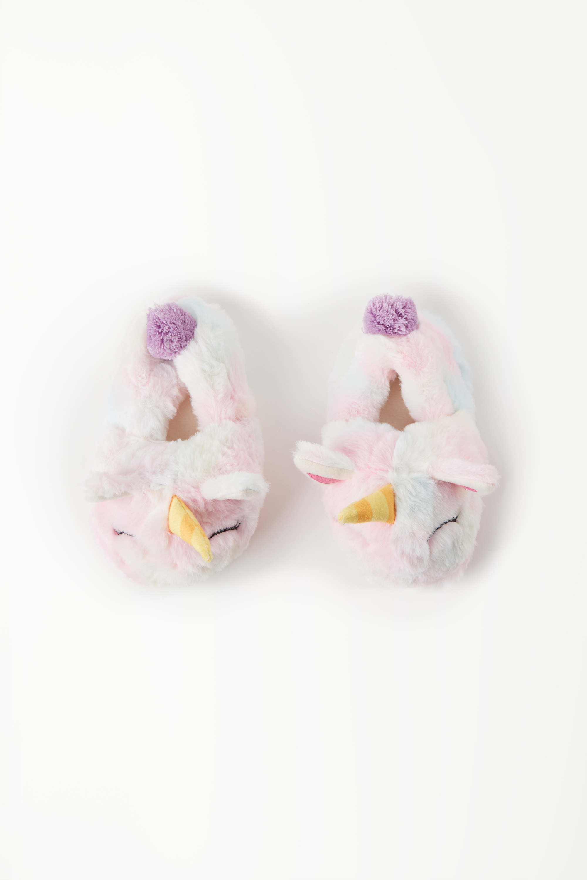 Hausschuhe/Pantoffeln für Mädchen mit Einhornmotiv
