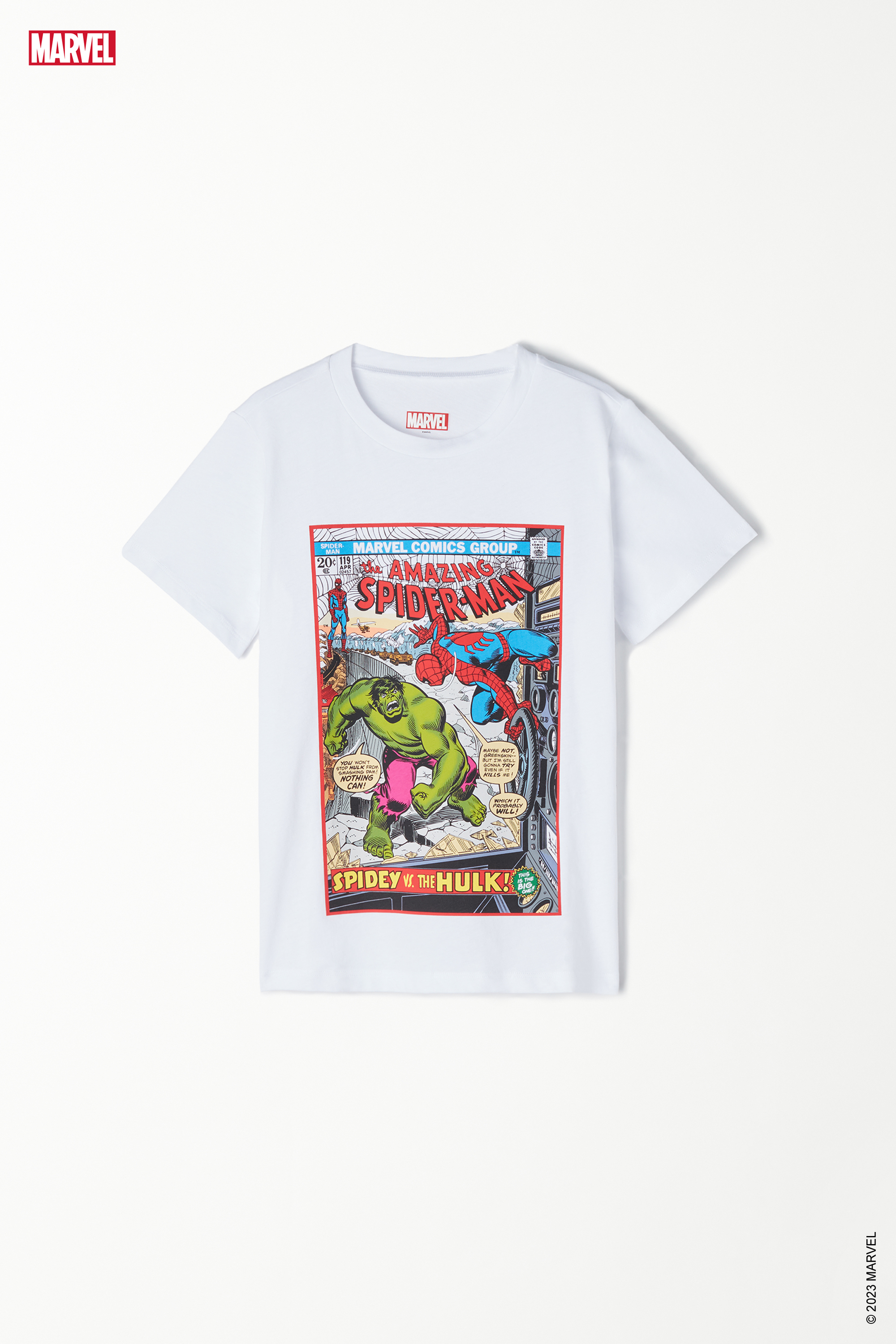 Boys’ Marvel Print T-Shirt