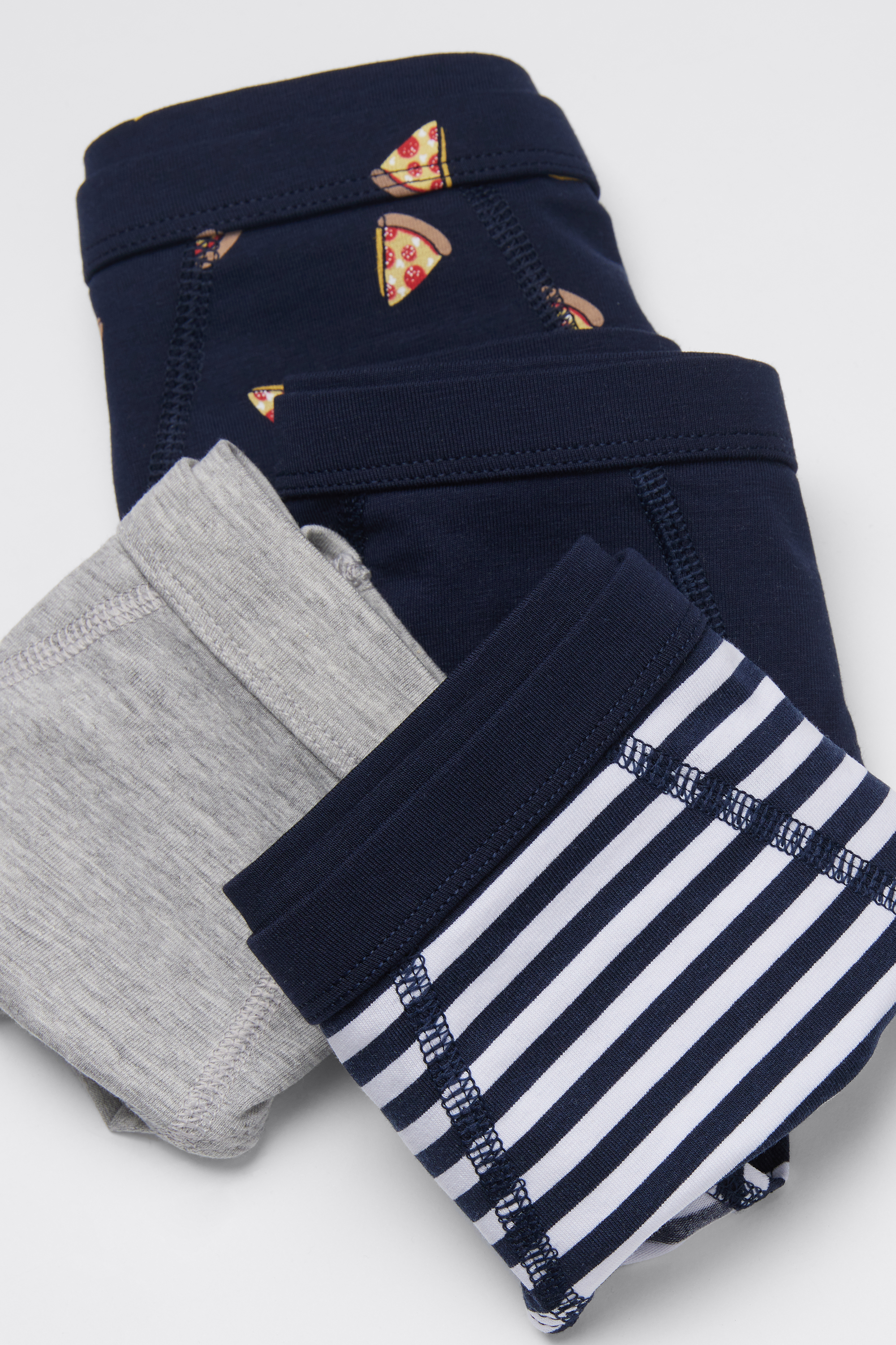 4 Paar Jungen-Slip aus Baumwolle mit Print