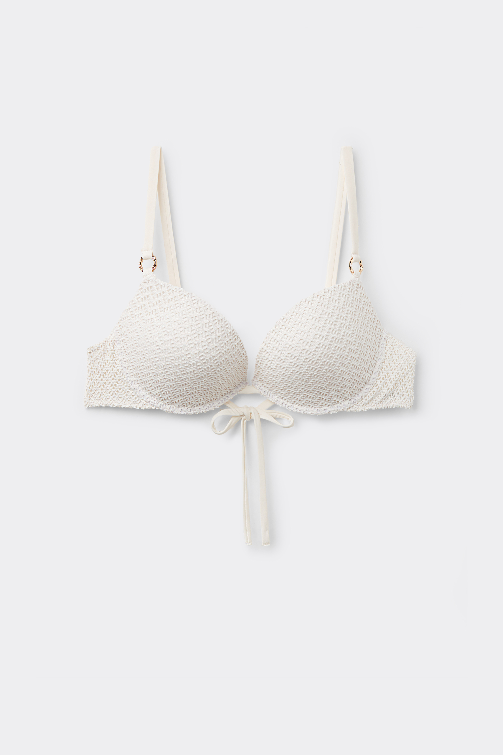 Precious Net Graduated Push-Up Bikini Top