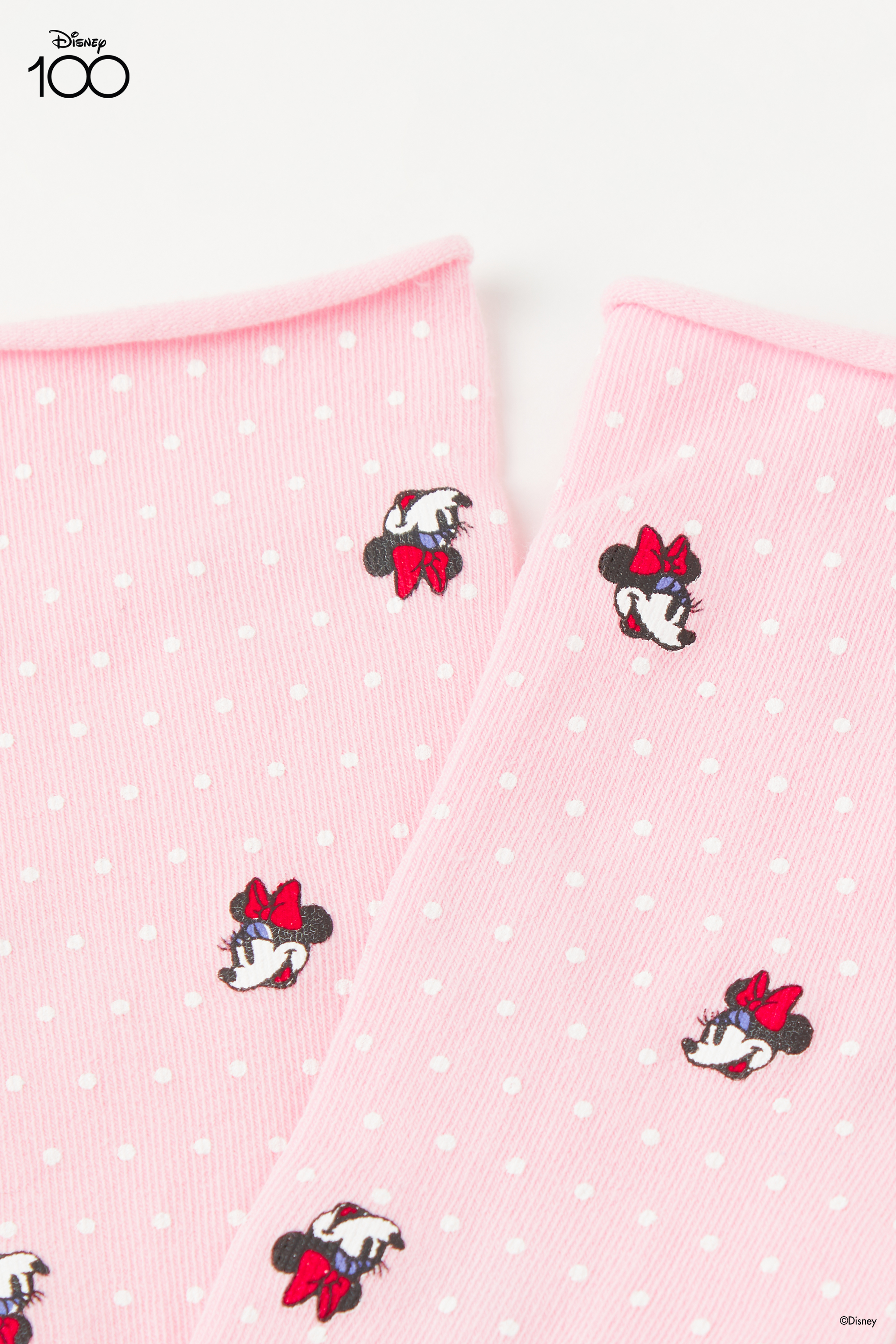Disney 100 Print 3/4 Length Socks