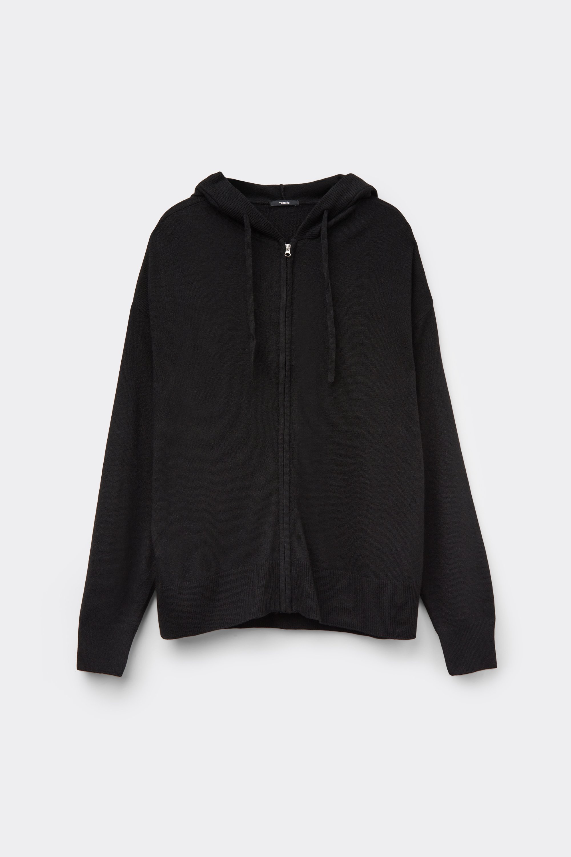 Maglia Modello Felpa con Zip e Cappuccio con Lana