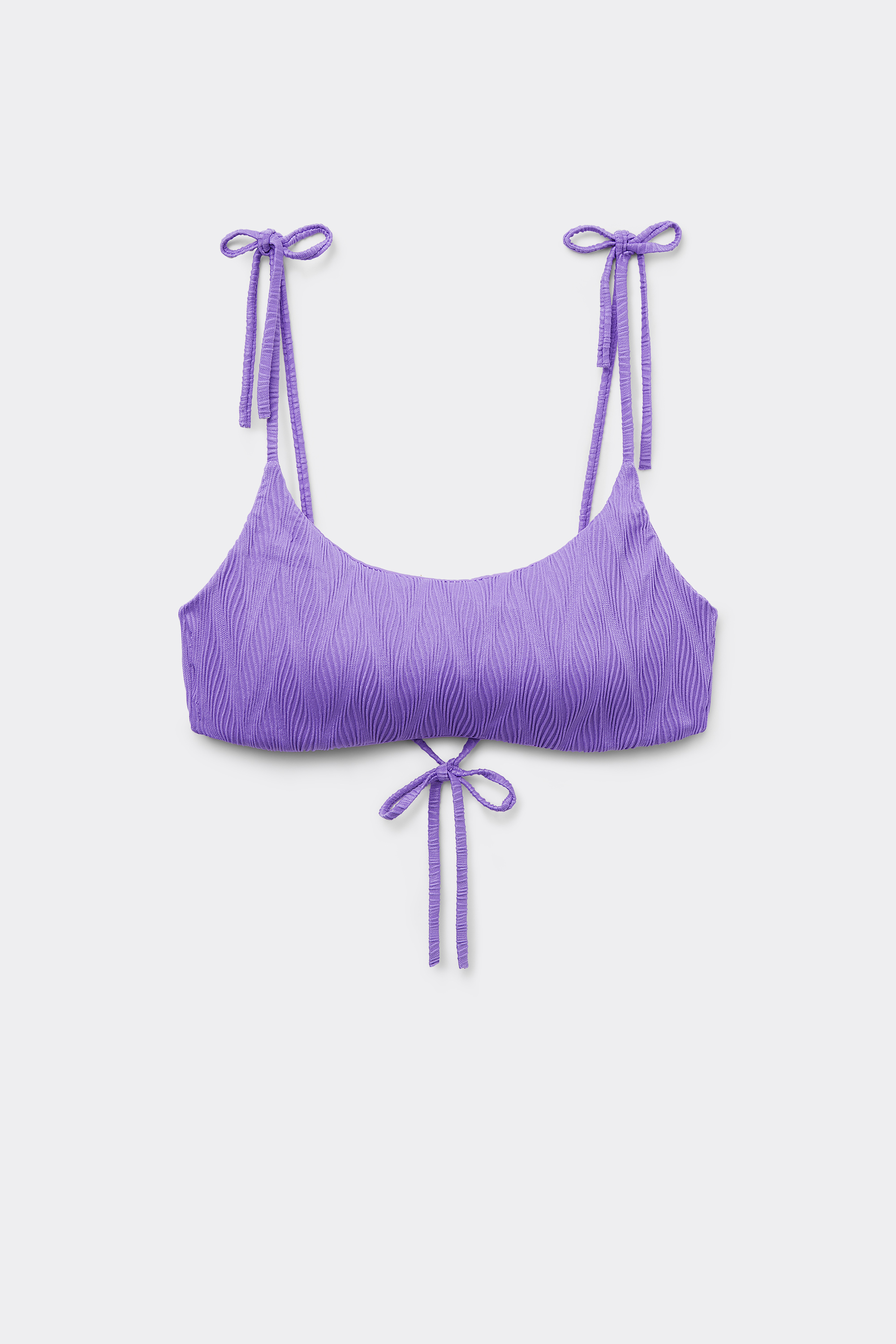 Bustier-Bikinioberteil zum Binden Timeless Chevron