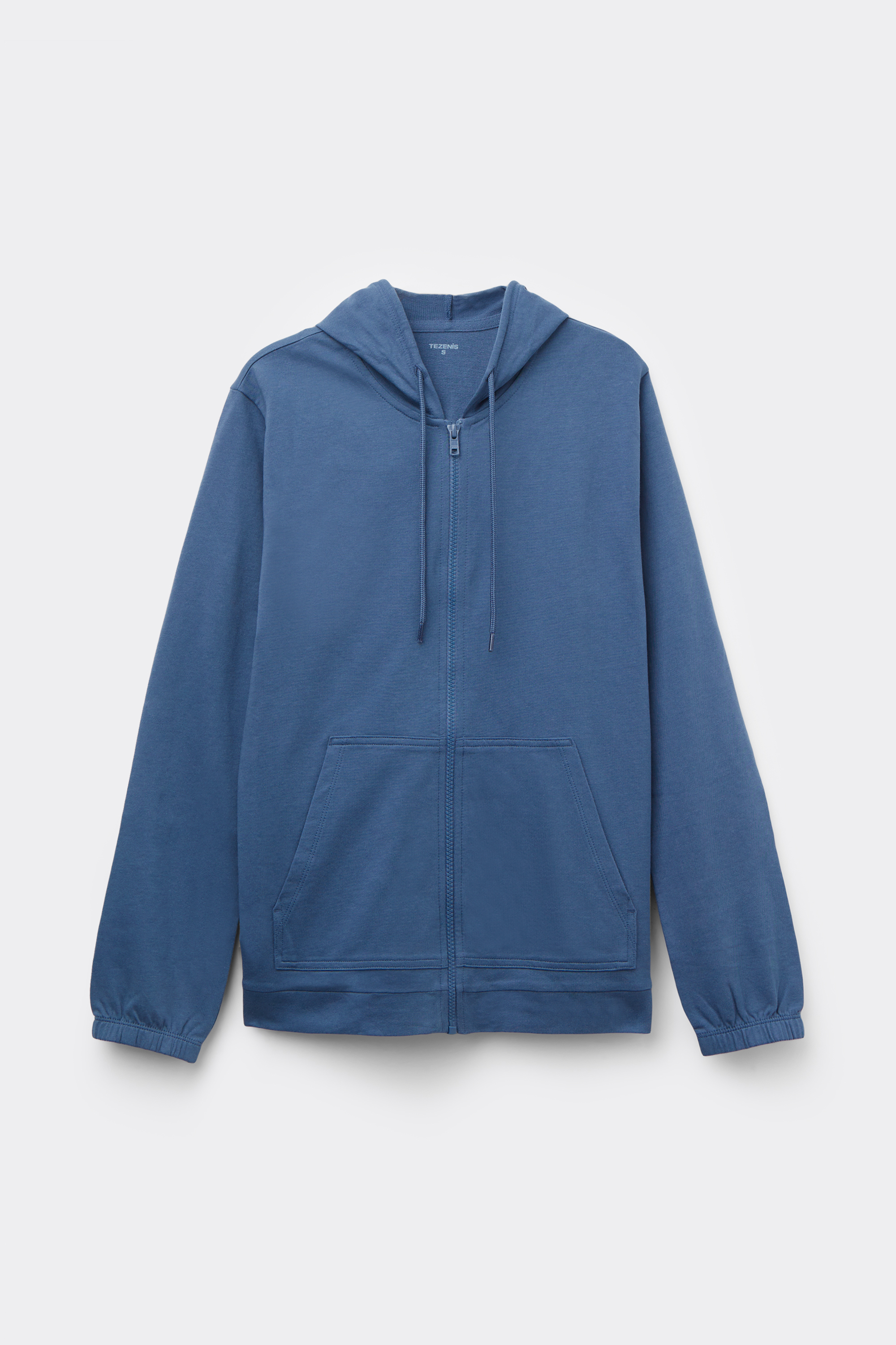 Leichte Sweatjacke mit Kapuze und Tunnelzug