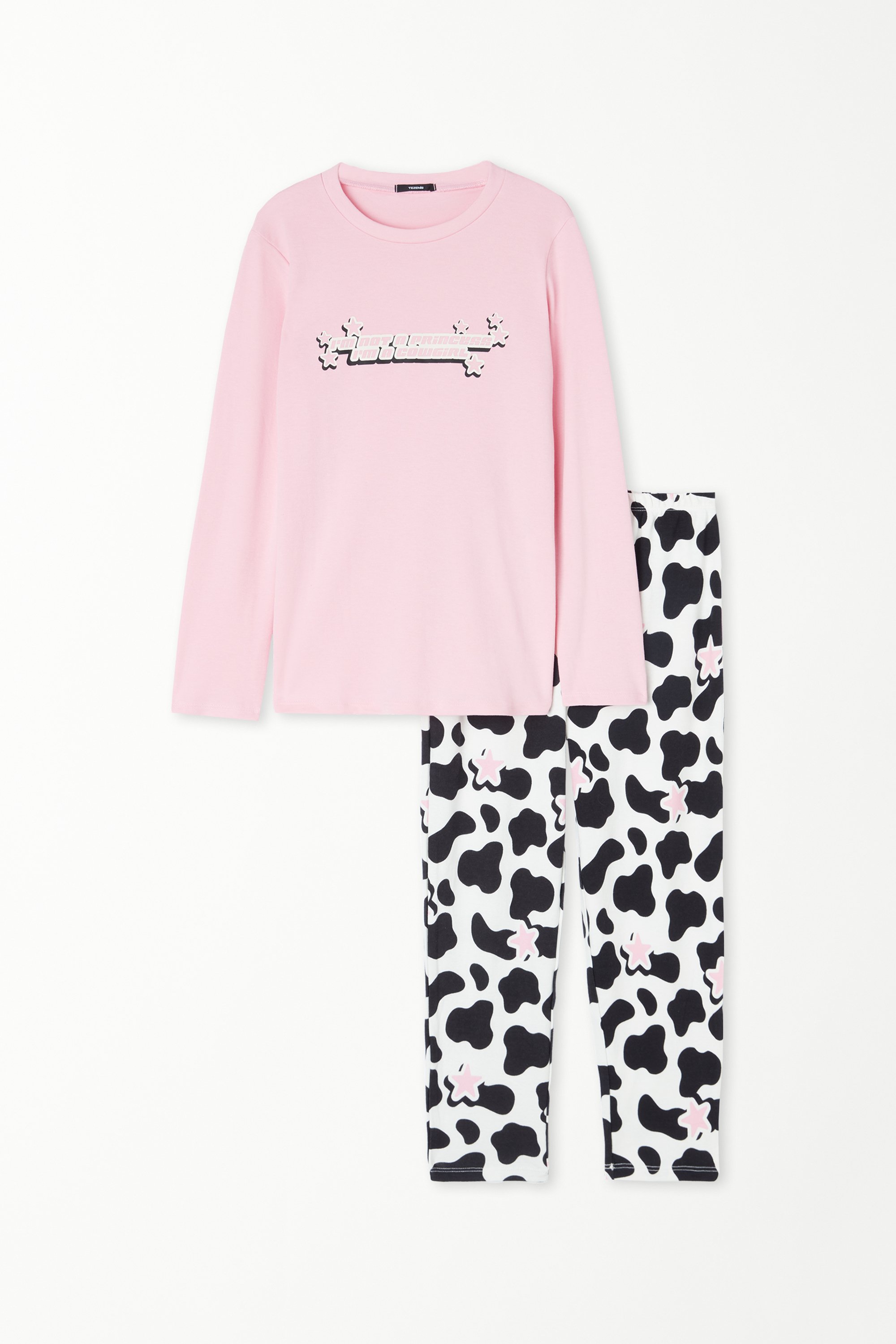 “Princess” Print Long Cotton Pyjamas