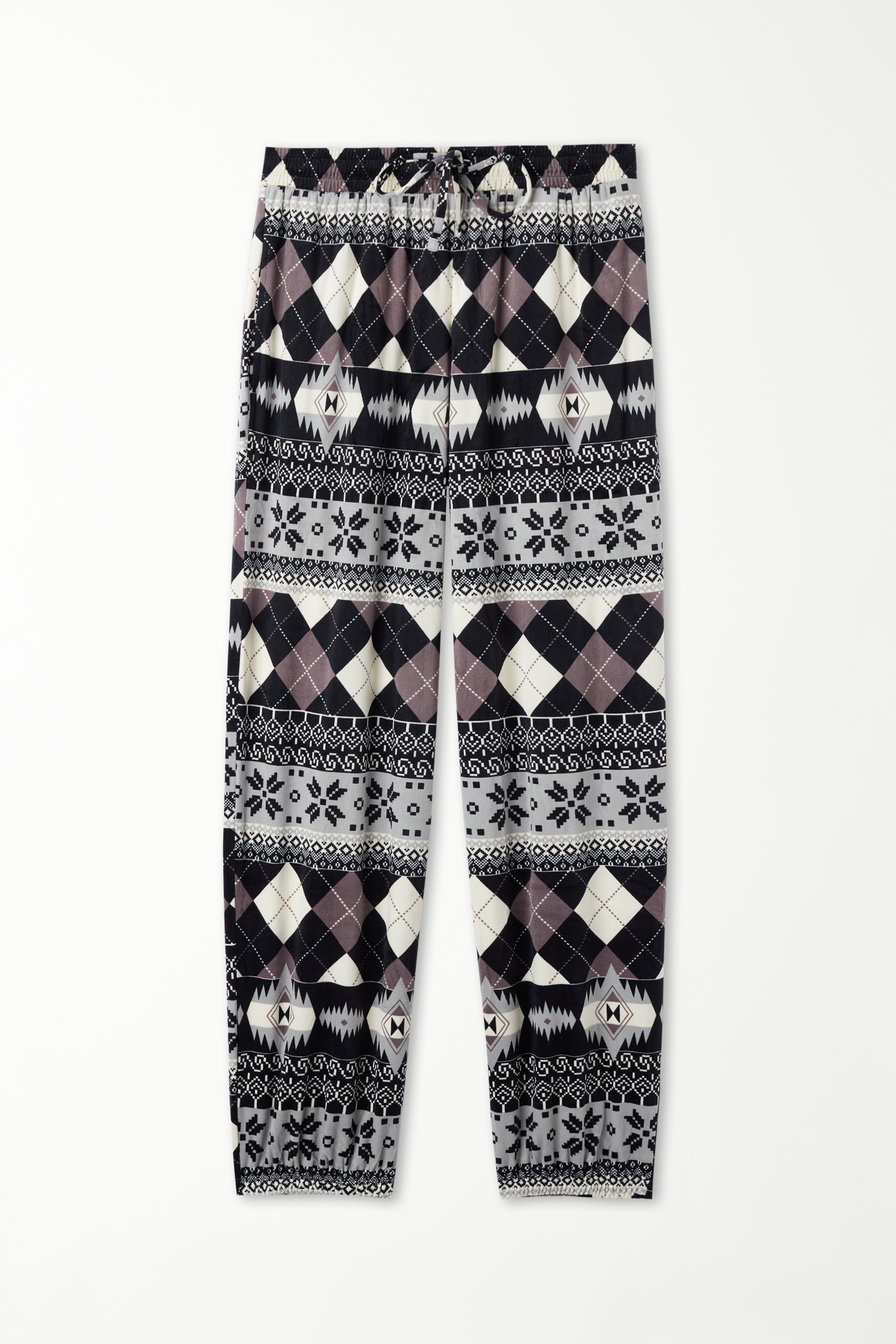 Pantaloni Lungi Micro-Fleece Imprimeu