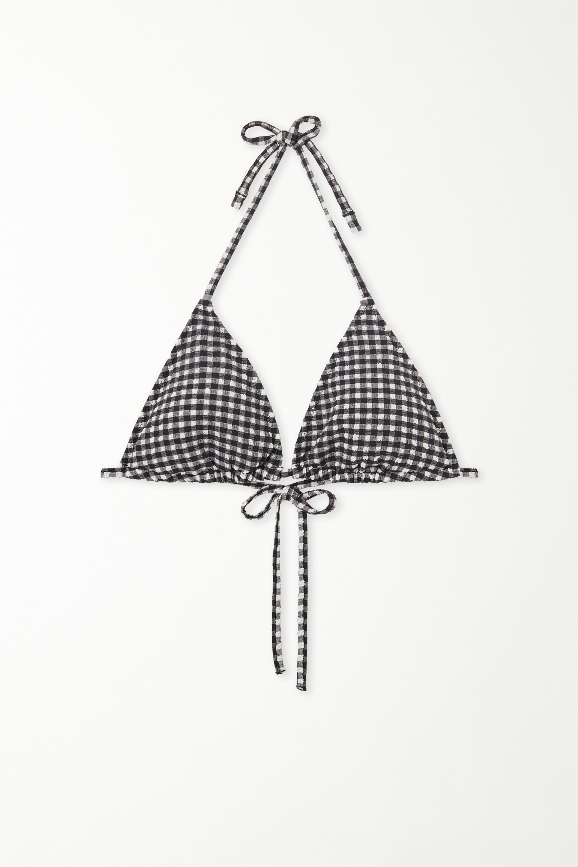 Bra Triangular de Bikini con Copas Extraíbles Classy Vichy