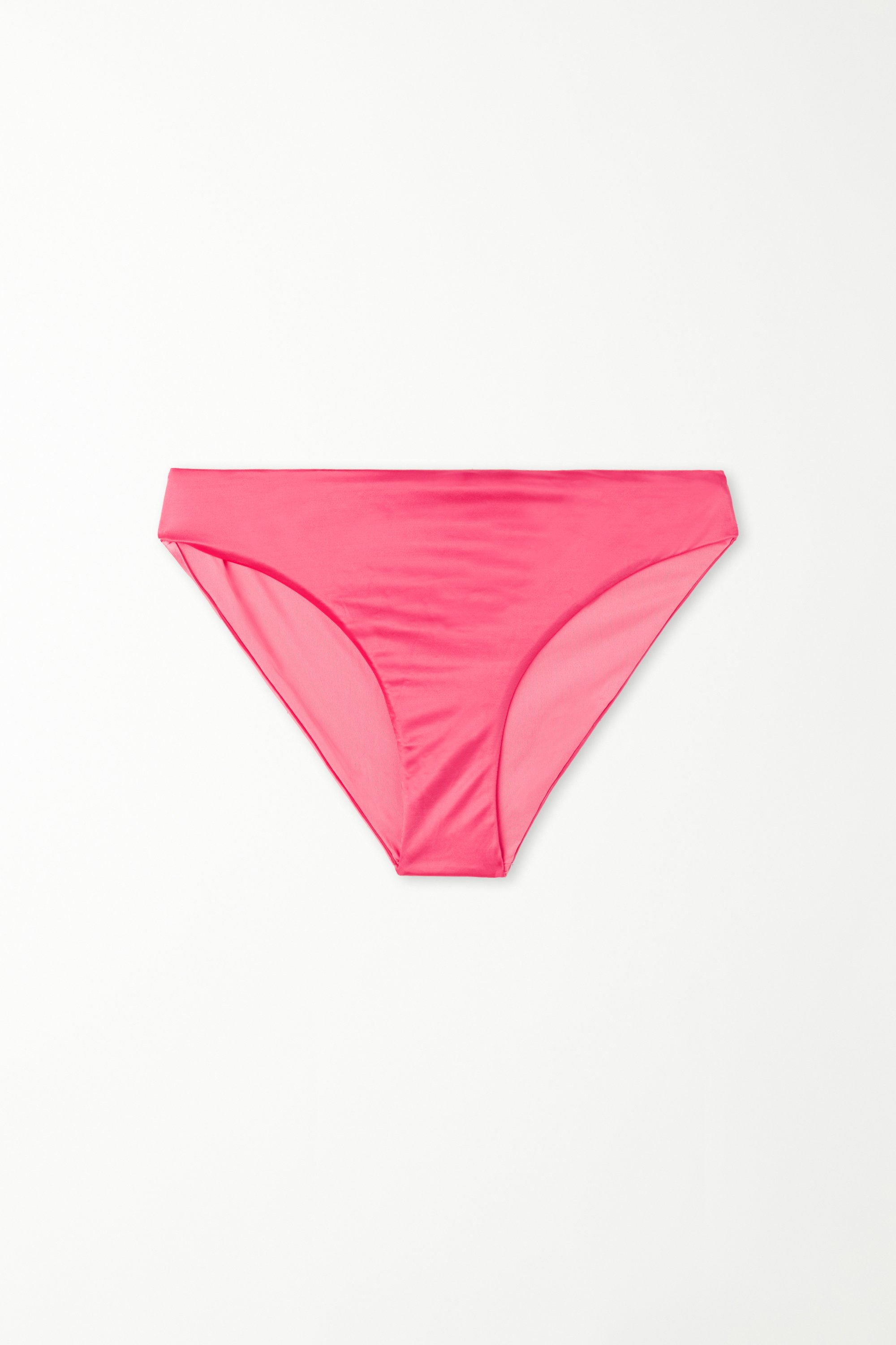 Klassischer, sommerlich rosafarbener Bikinislip Shiny
