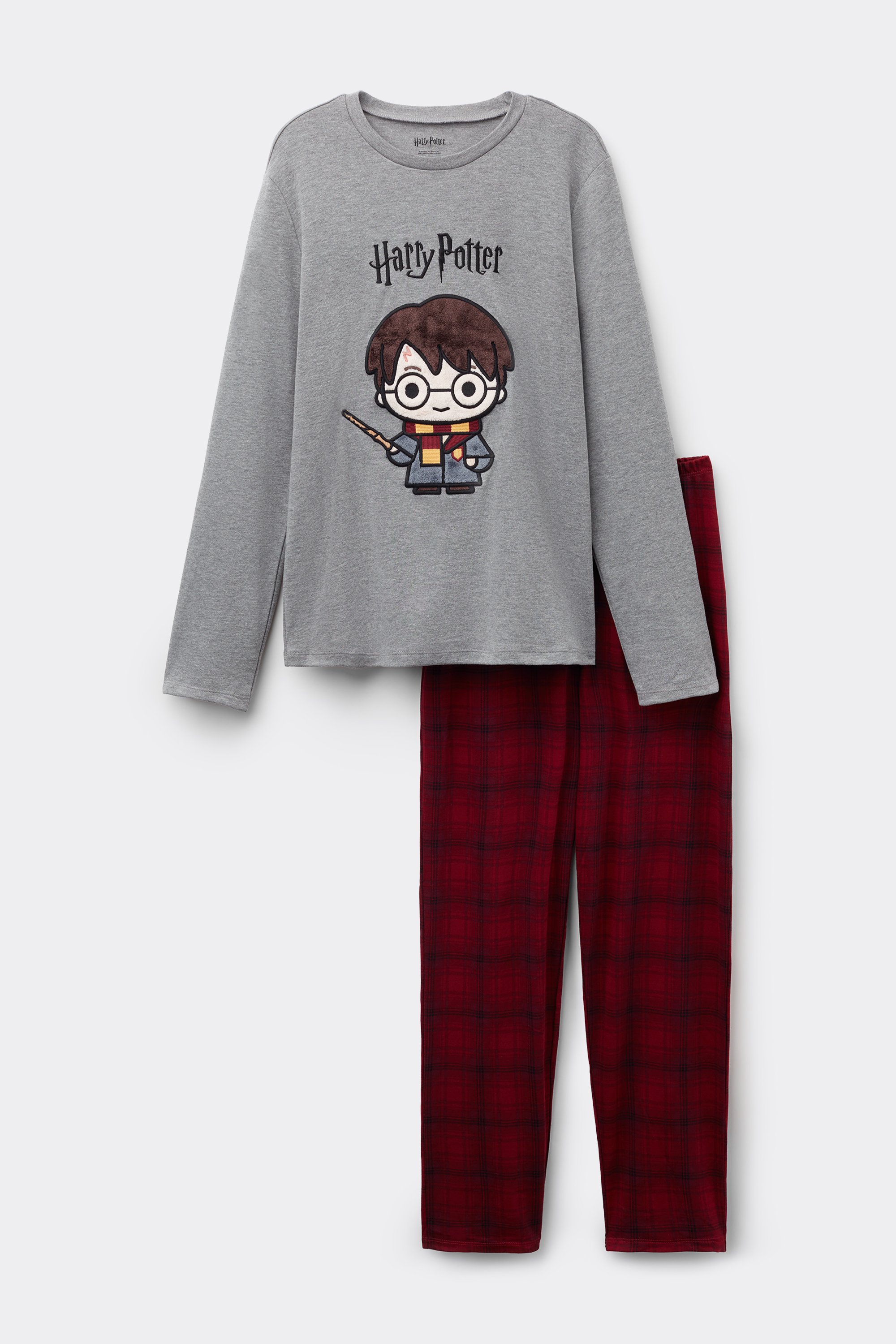 Harry Potter Patch Long Cotton Pyjamas