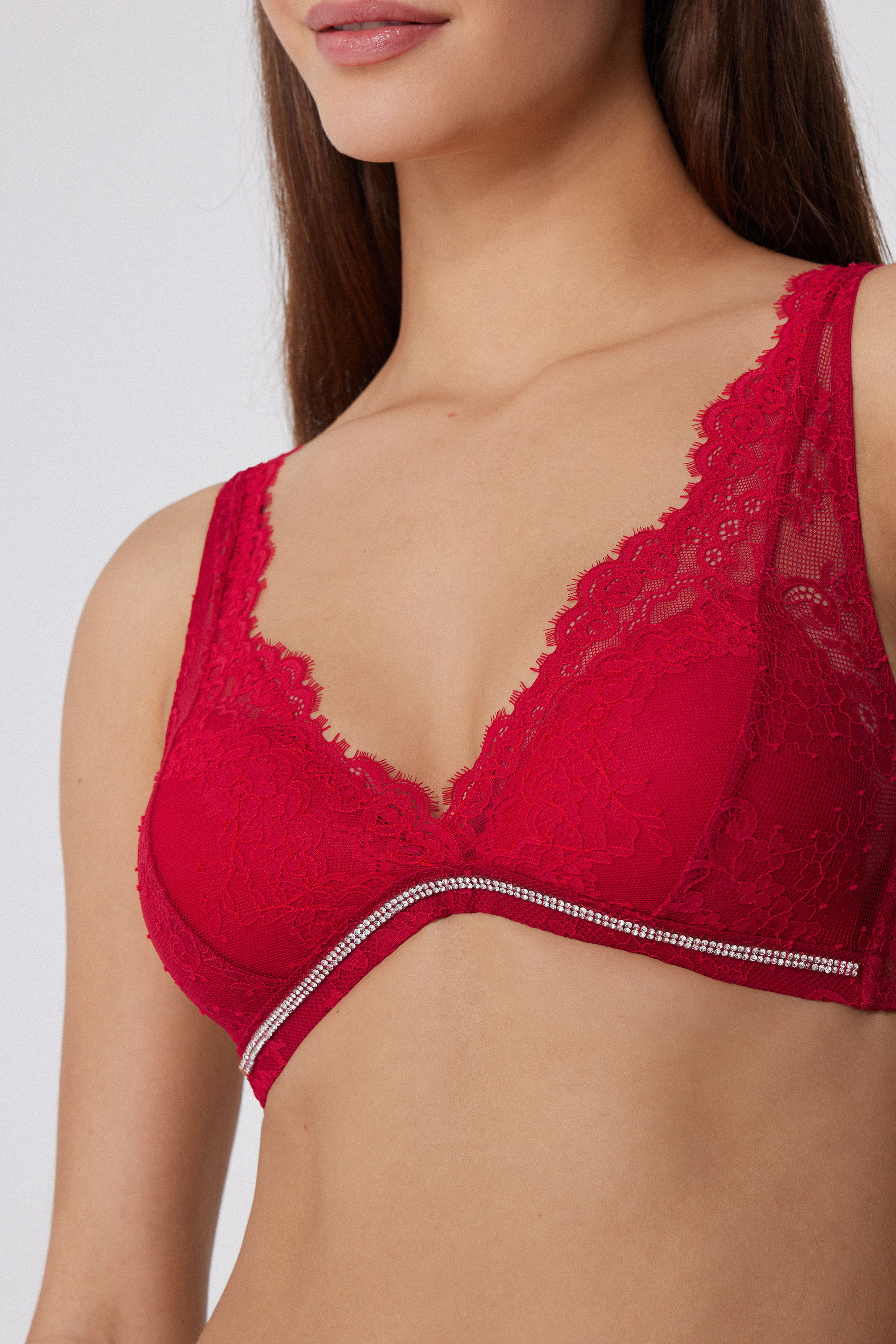 Il Vento è Forte Rurale Banca Reggiseno A Triangolo Havana In Pizzo Pigmalione A