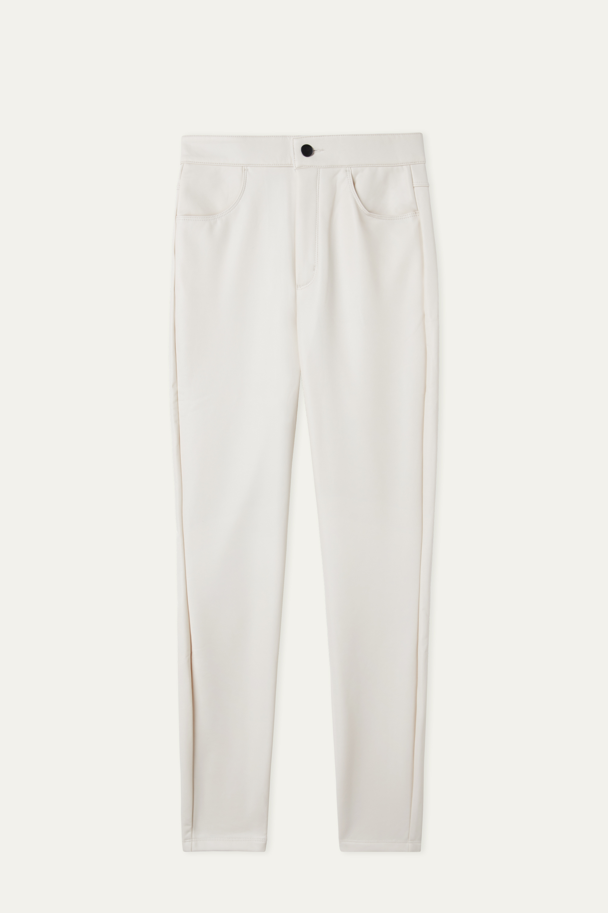 Five-Pocket-Thermohose in beschichteter Optik