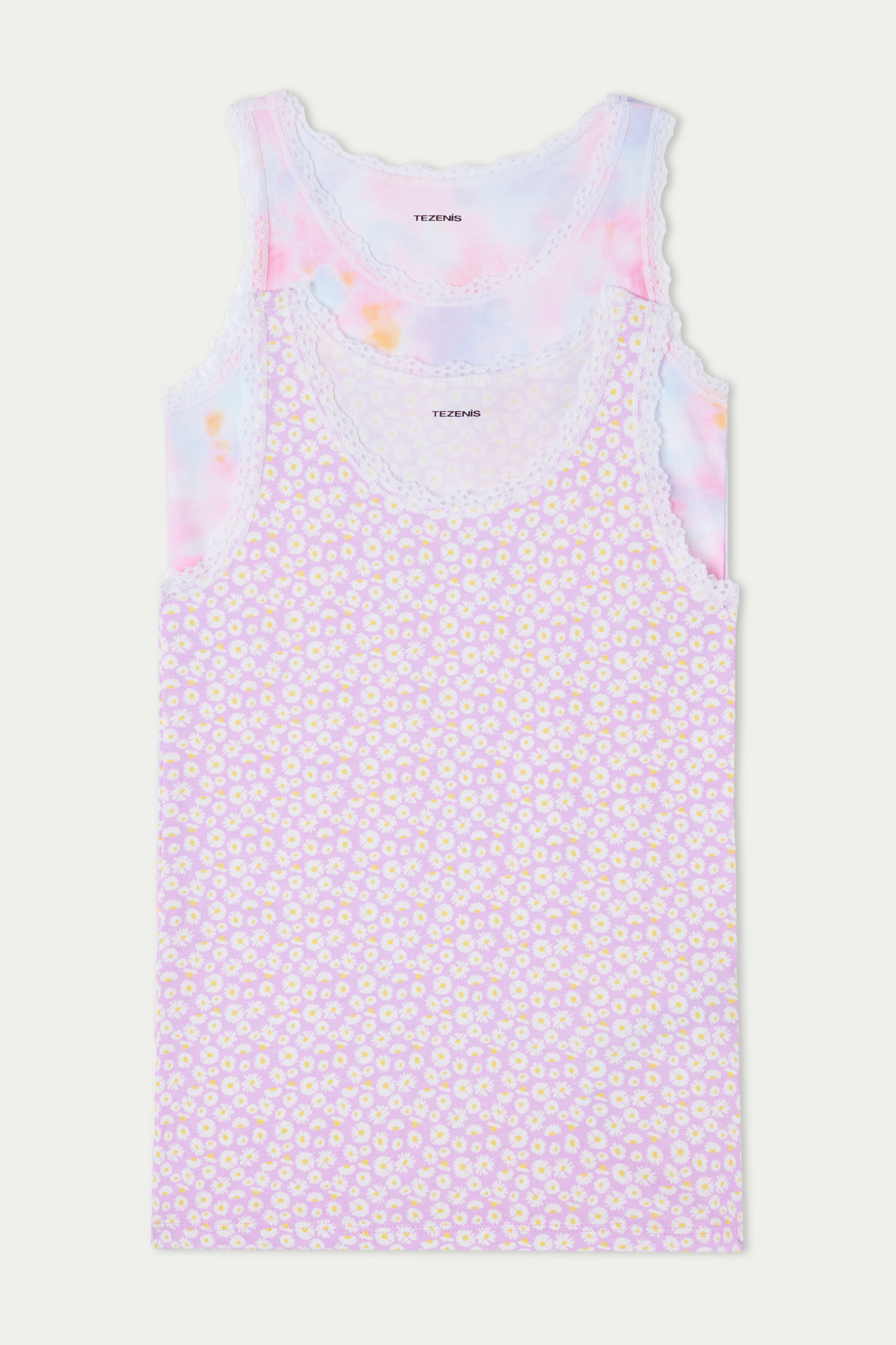 2 X Canotta Stampata Pizzo Multipack Tezenis 2 X Canotta Stampata Pizzo Multipack Tezenis