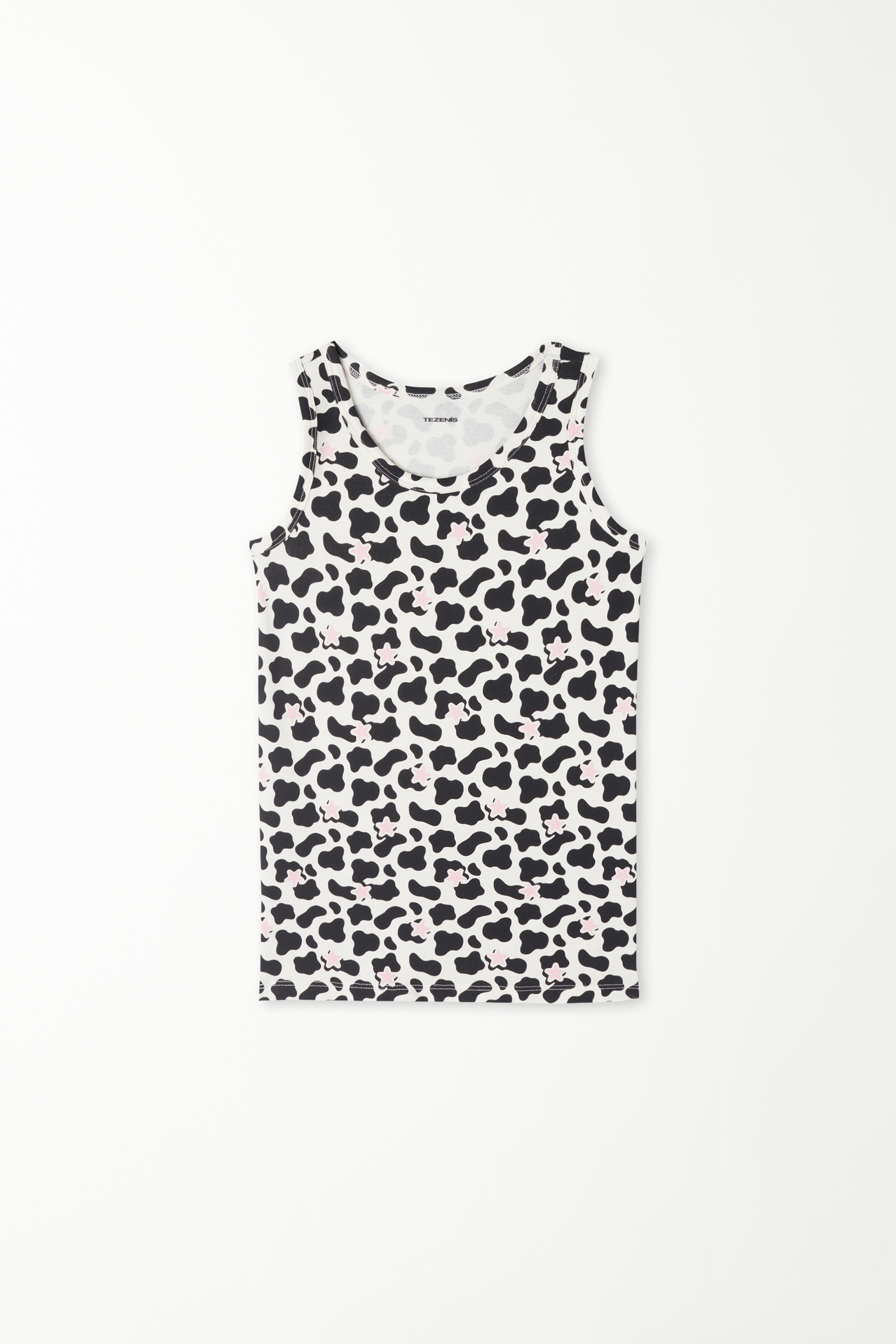 Camiseta de Tirantes Anchos de Algodón Estampado Niños Unisex