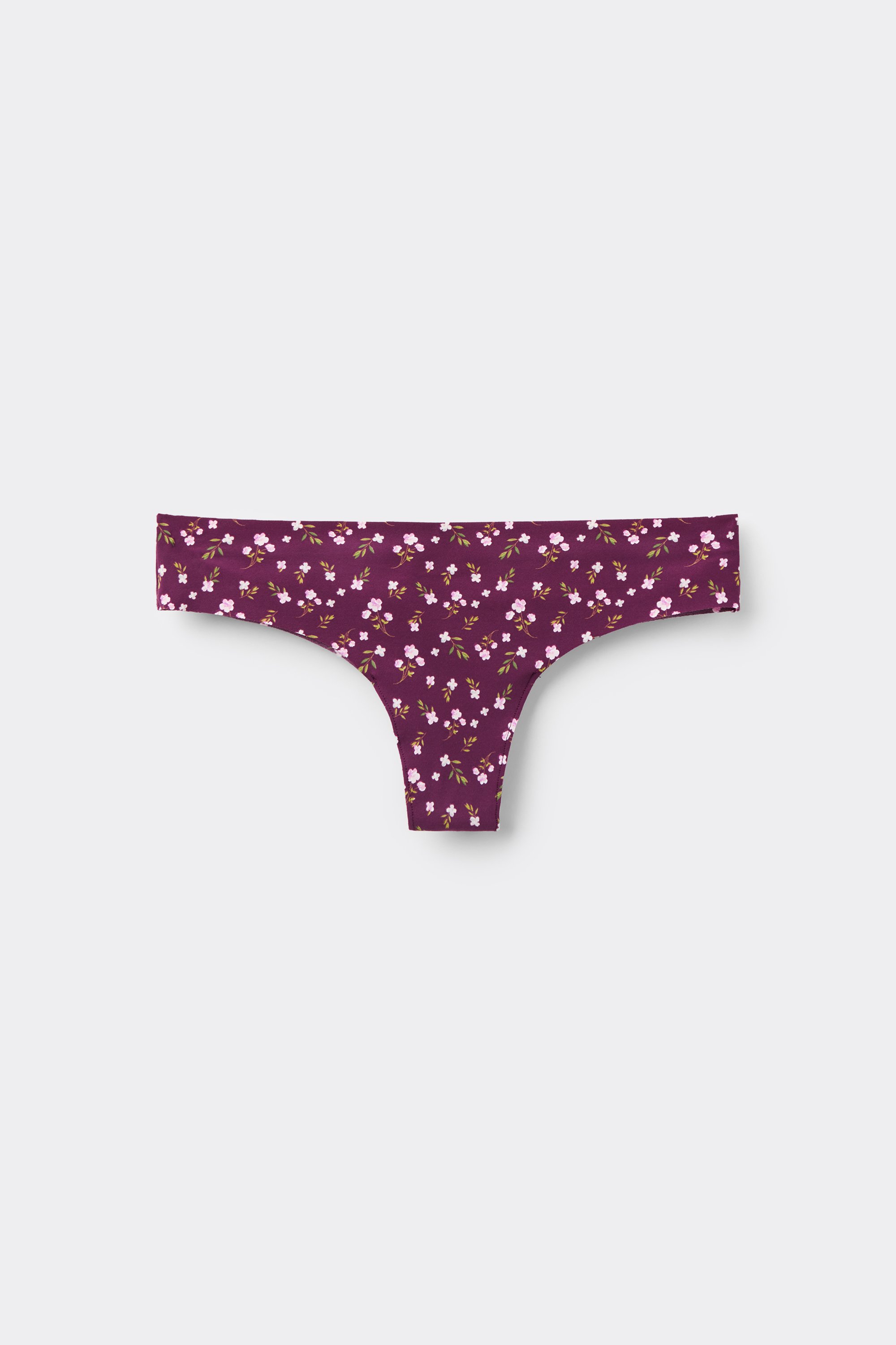 Laser-Cut Printed Microfibre Brazilian Briefs