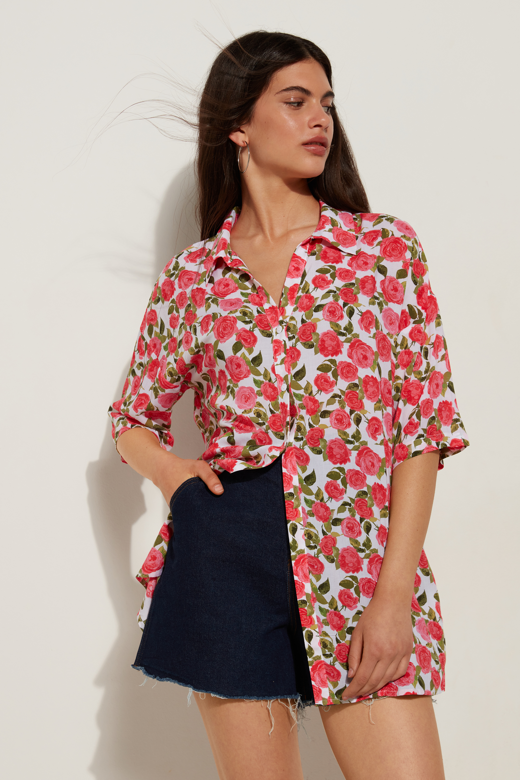 Short Sleeve Canvas Shirt