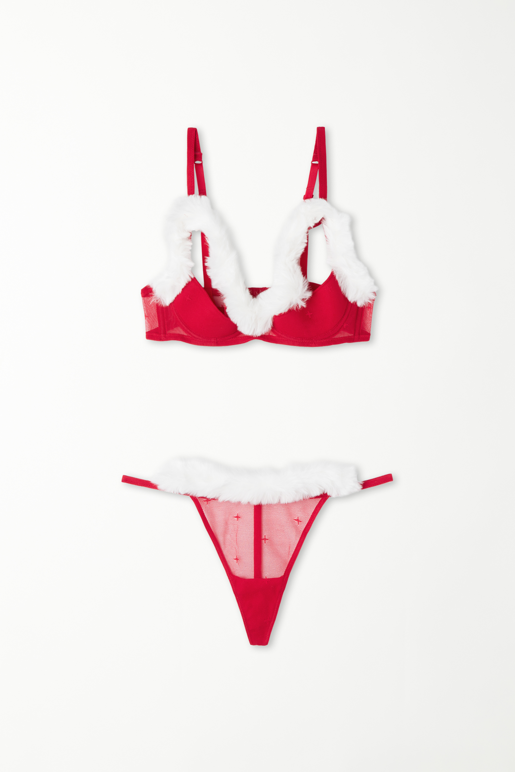 Zweiteiler Carioca-BH/String Santa Baby