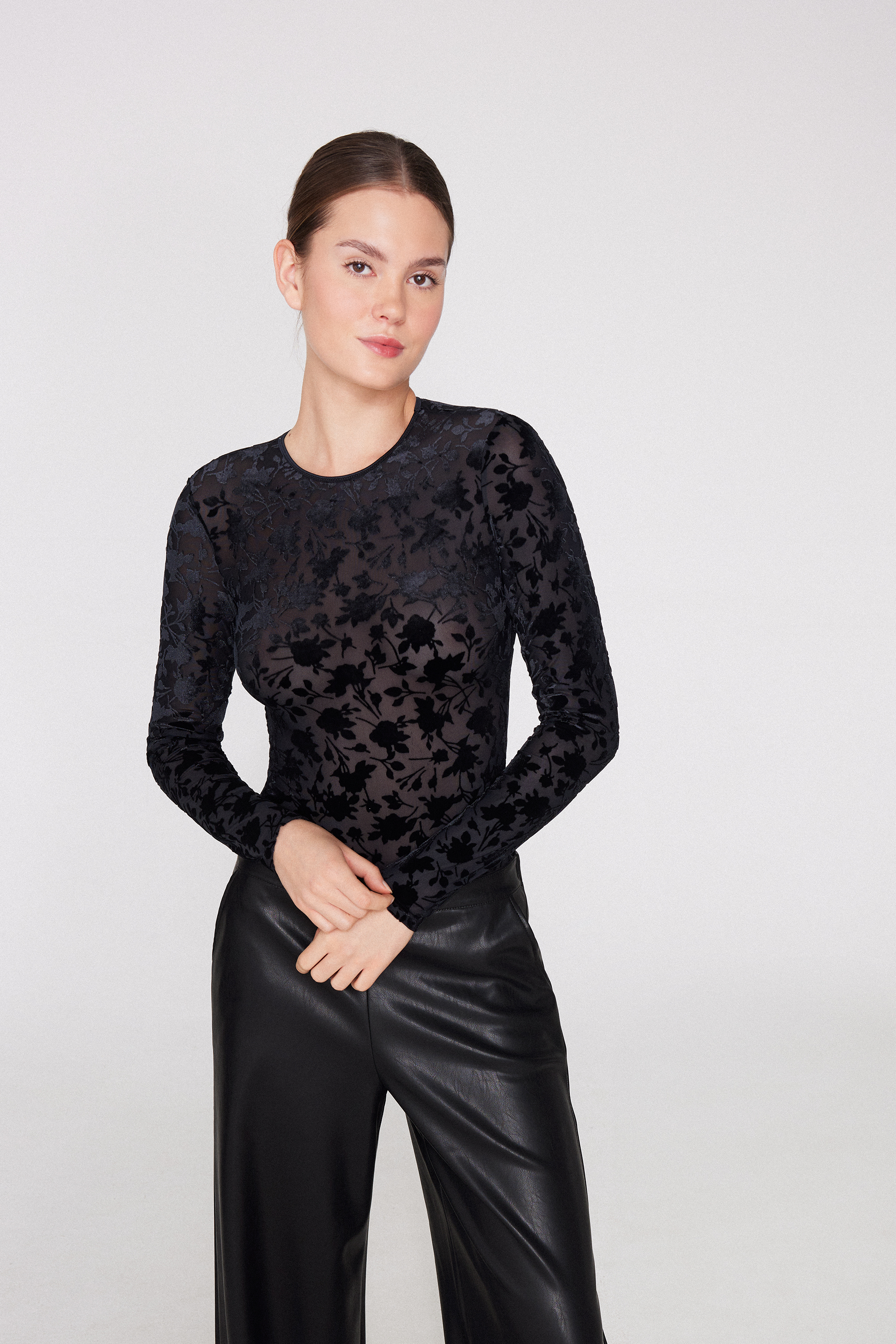 Body Manica Lunga Romantic Velvet