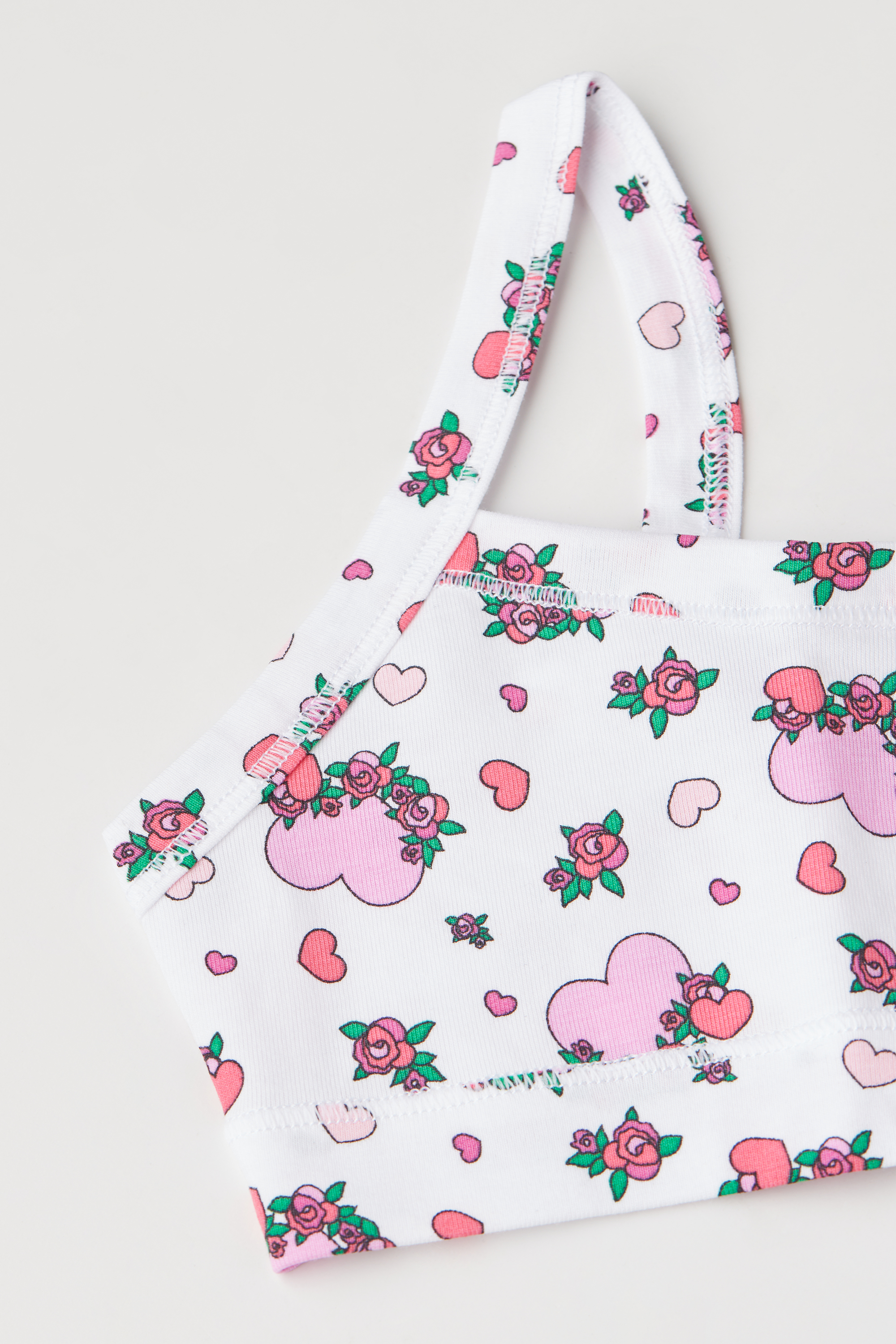 Brassiere Bimba Basic in Cotone Stampato