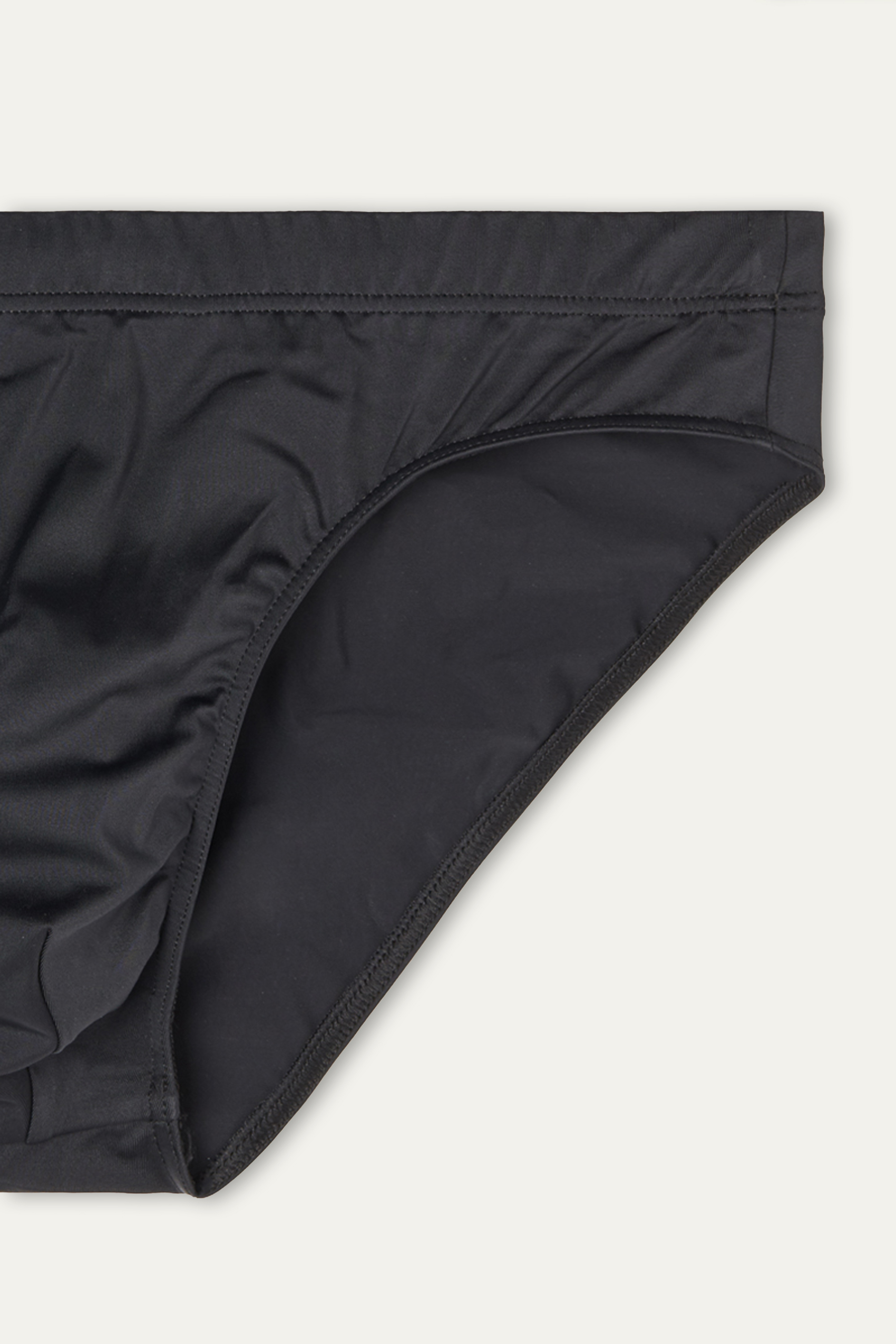 Basic-Badehose aus einfarbiger Mikrofaser