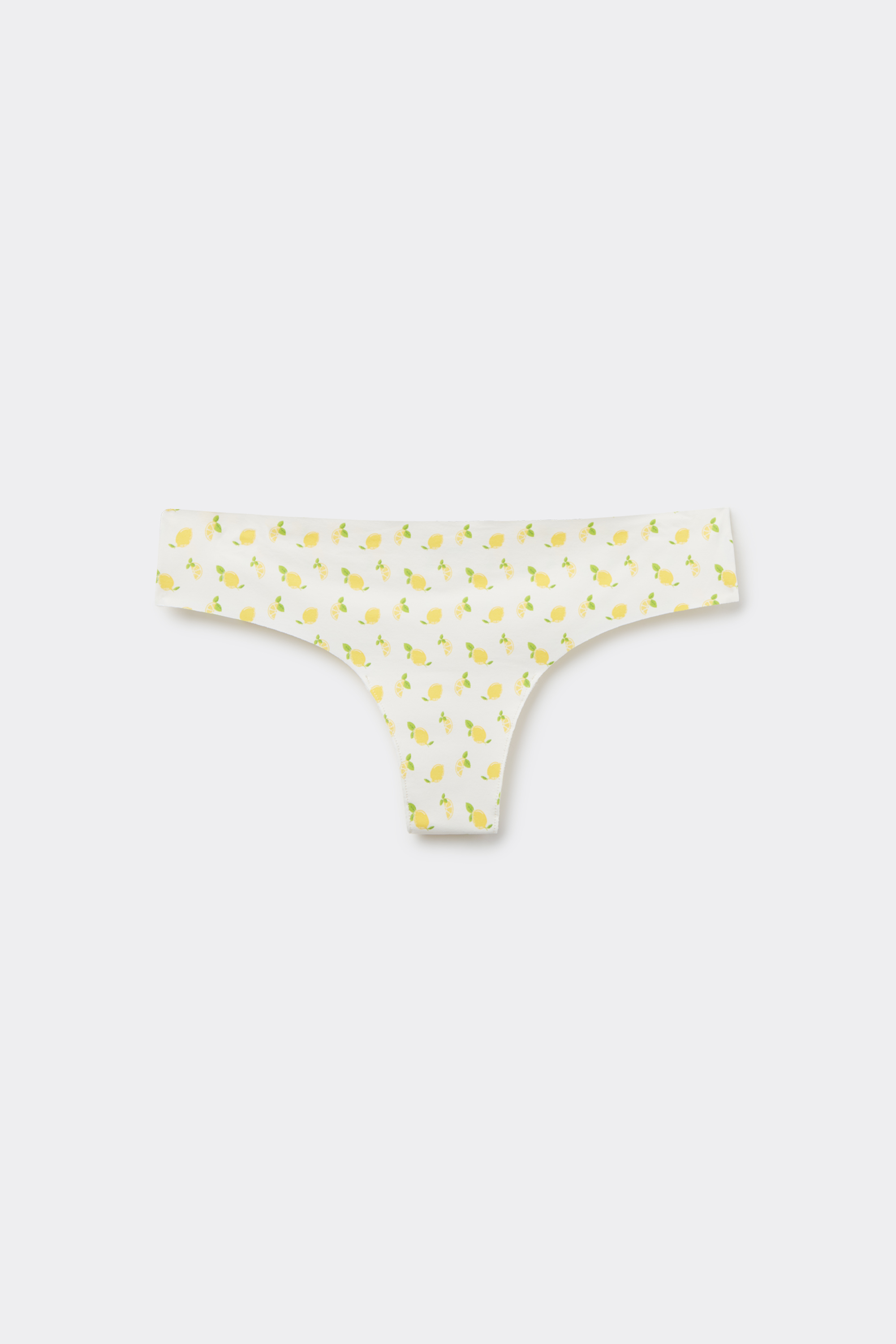 Raw Edge Brazilian Brief in Printed Microfiber