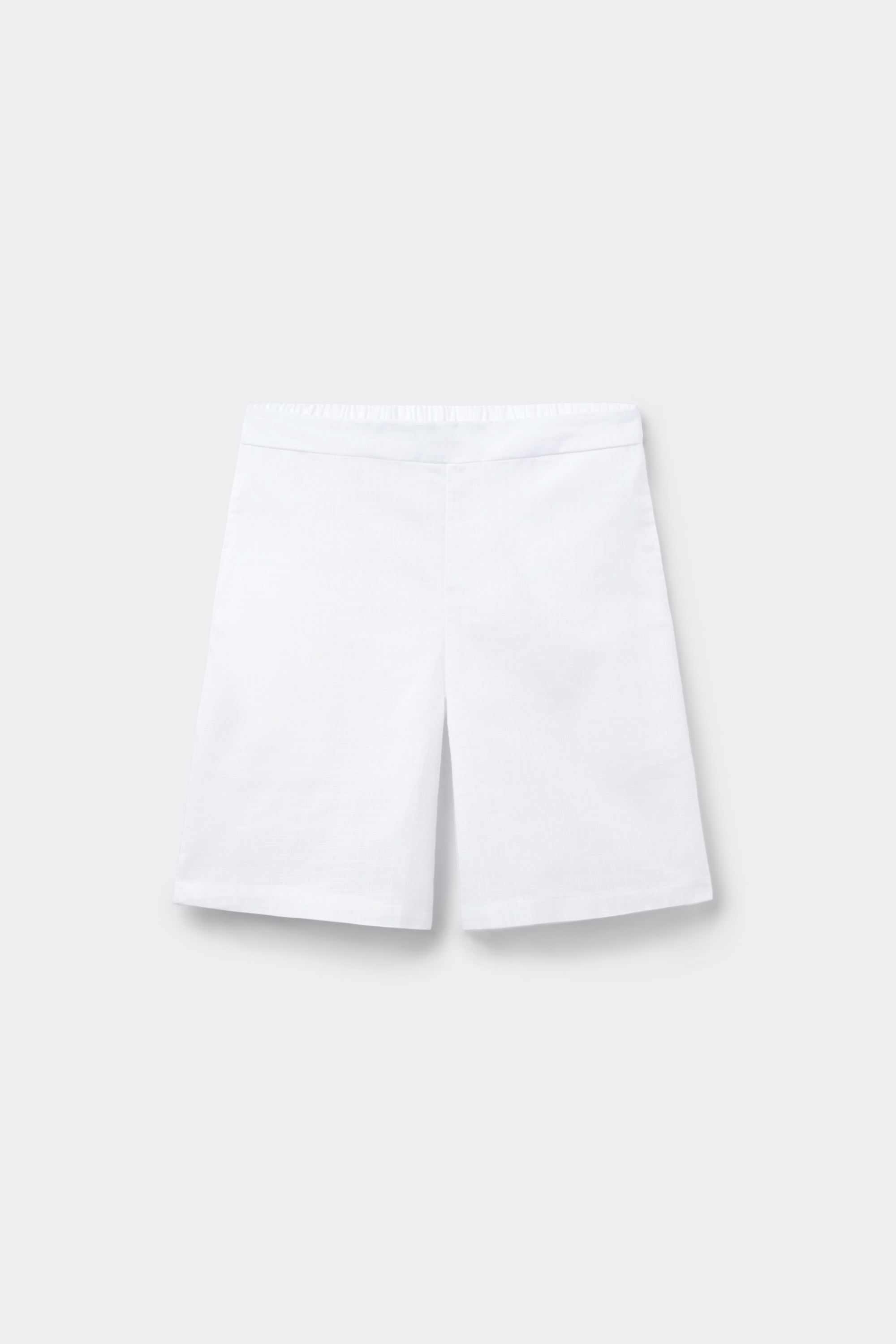 Bermudas Tela Algod&oacute;n Efecto Lino