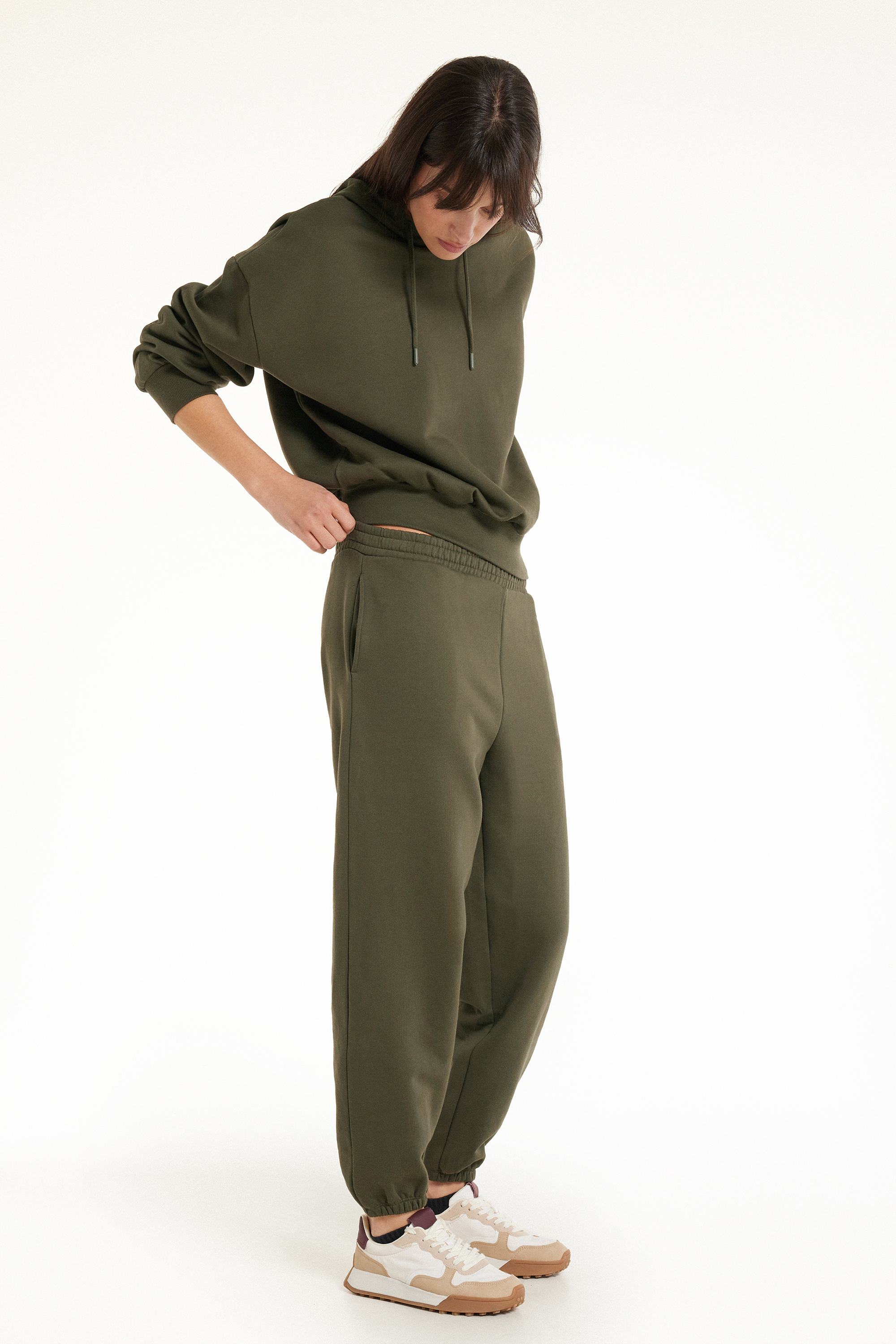 Thick Fleece Joggers with Pockets