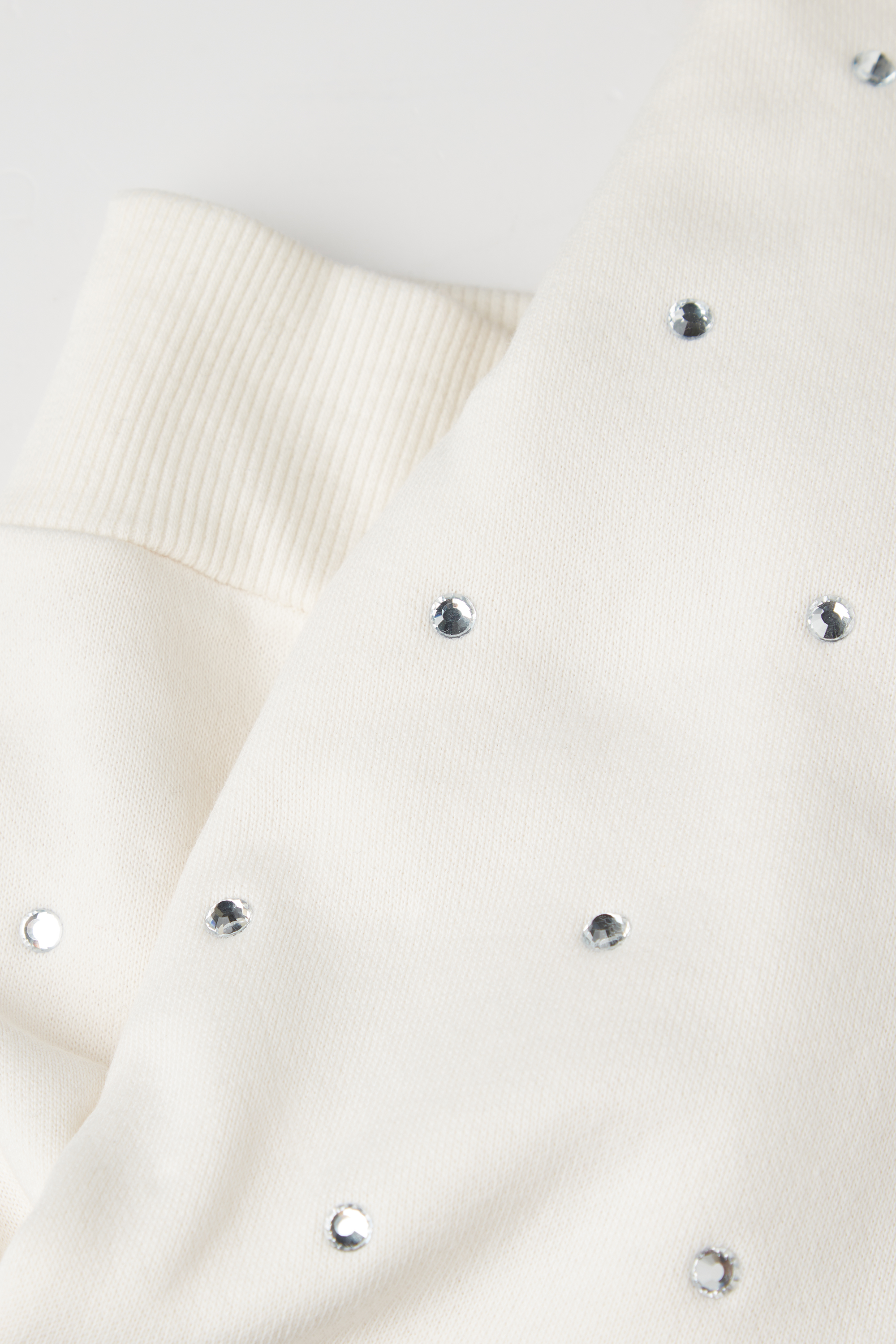 Girls’ Long Sleeve Sweatshirt with Rhinestones