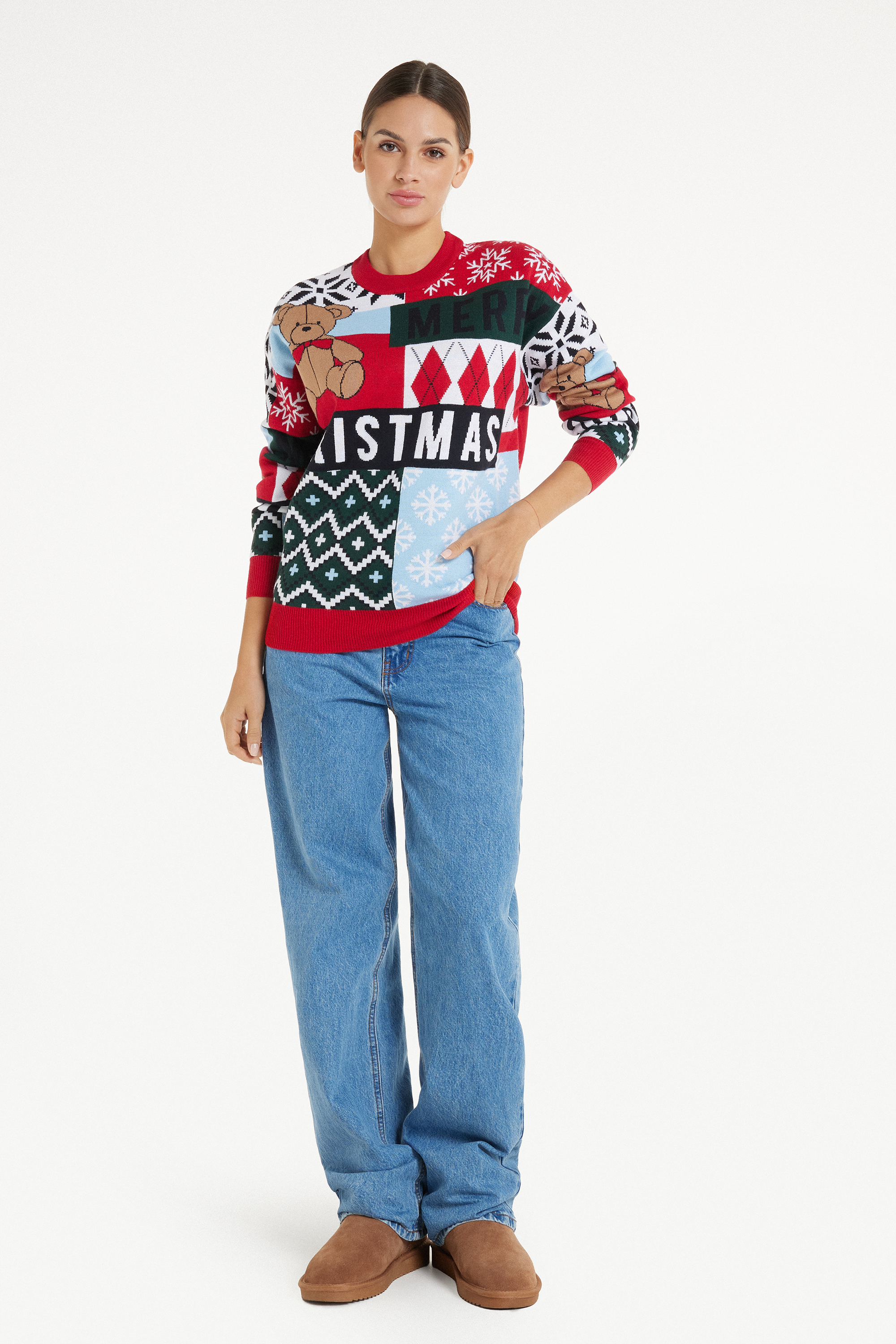 Unisex Long-Sleeve Christmas Sweater
