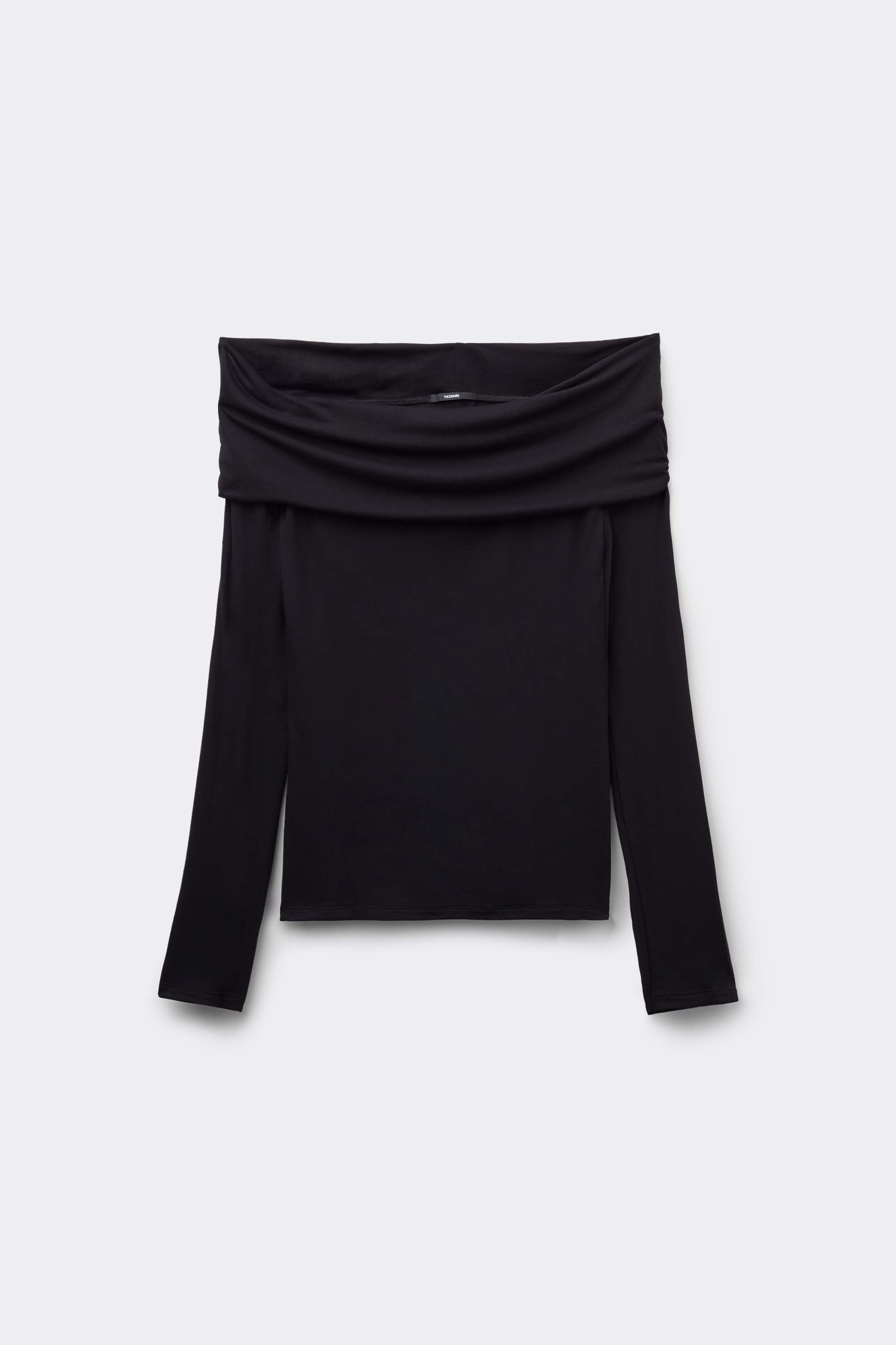 Camiseta Manga Larga Viscosa Hombros Descubiertos