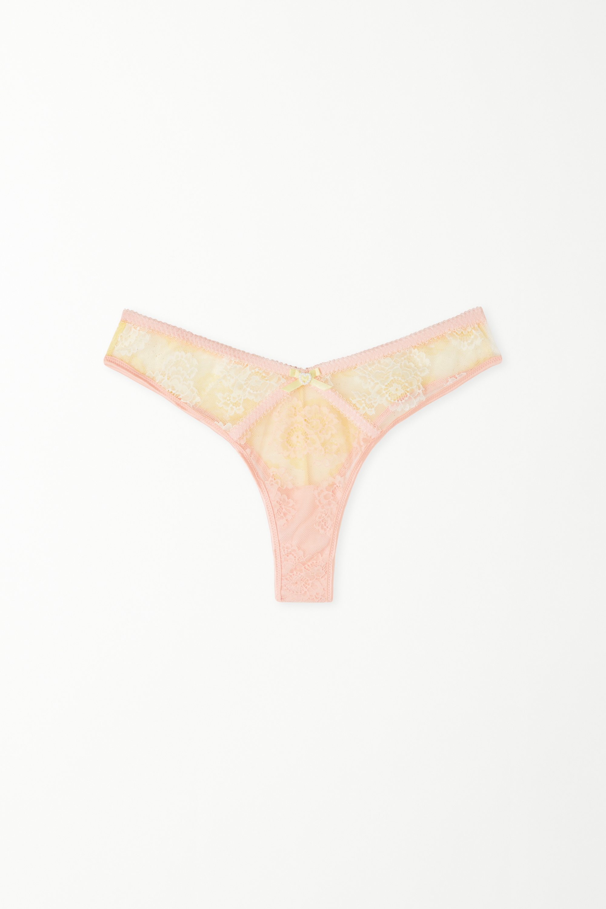 Sunset Lace High-Cut Brazilian Panties