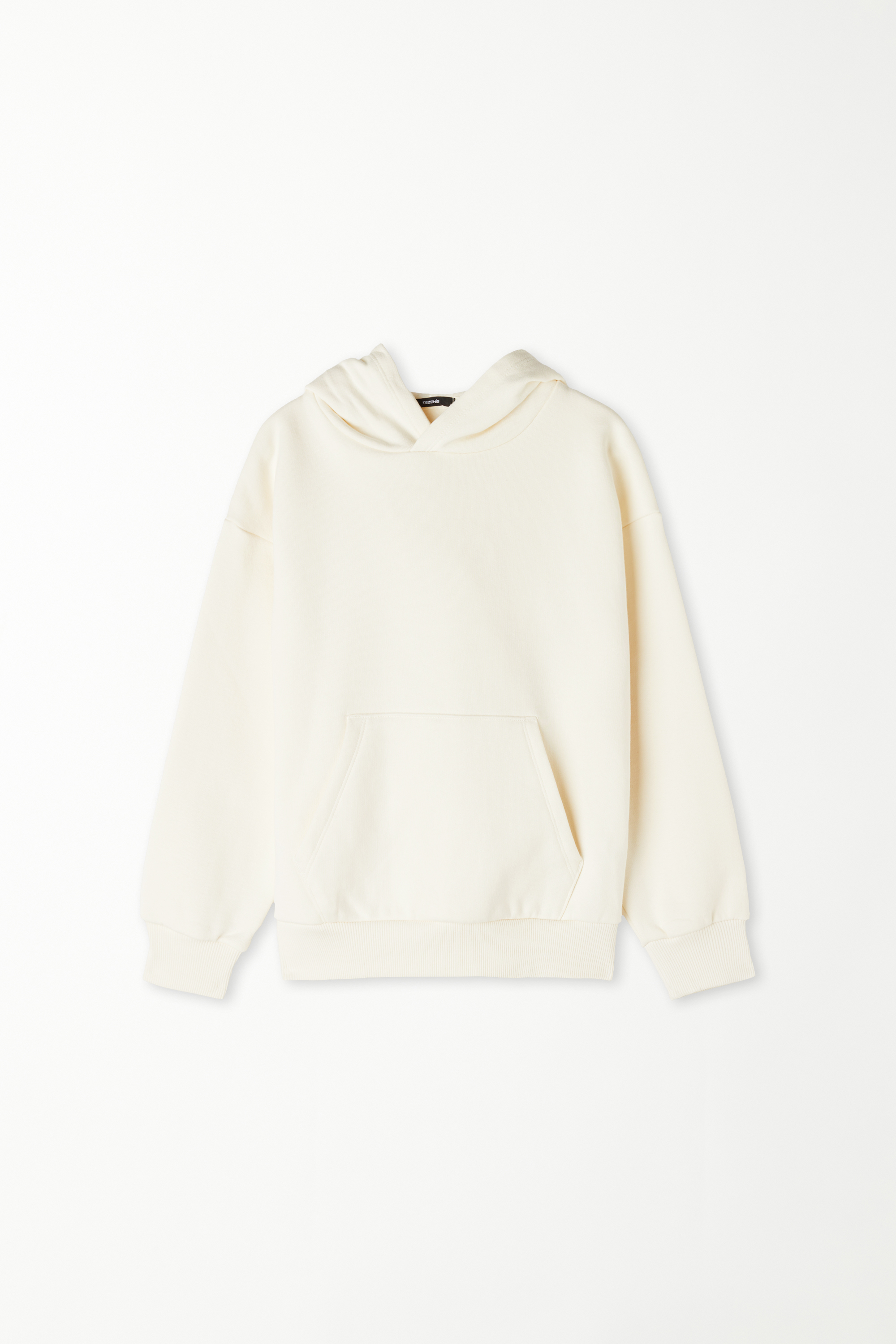 Thick Long-Sleeved Hoodie with Pocket