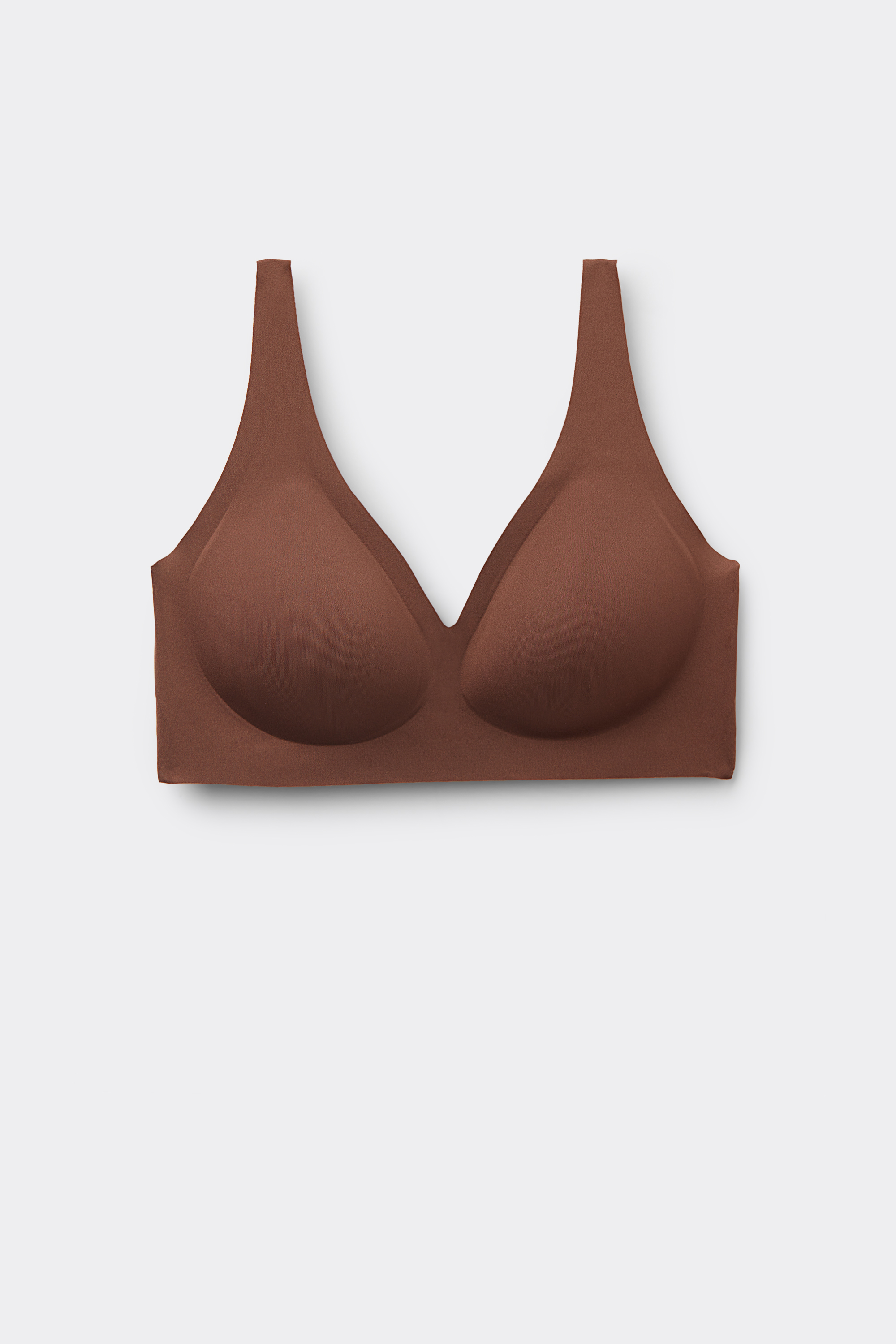 Laser-Cut Natural Lifting Triangle Bra