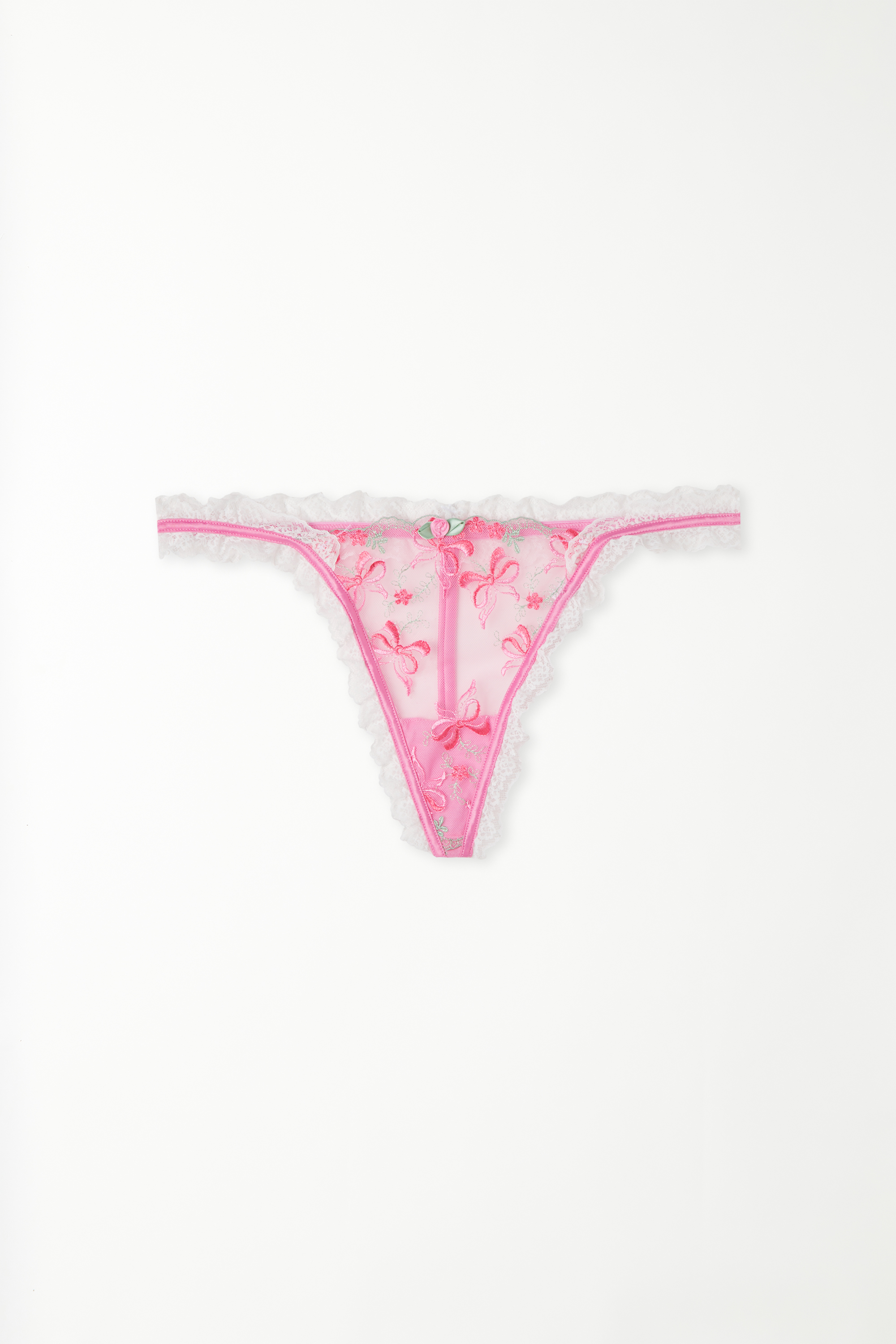 String mit Seitenband im Tanga-Stil Pink Candy Lace