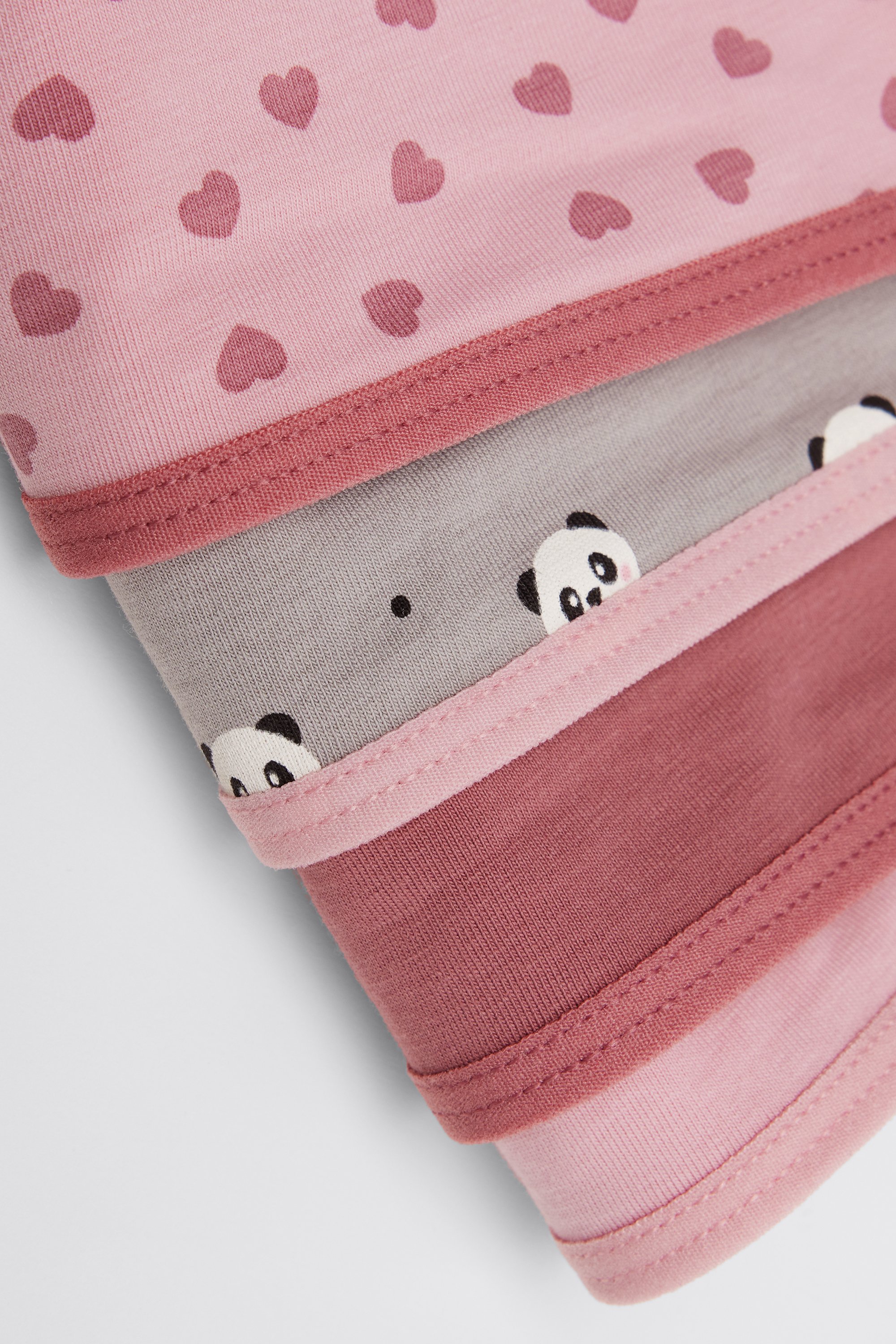 4 Pairs of Girls’ Printed Cotton Shorts