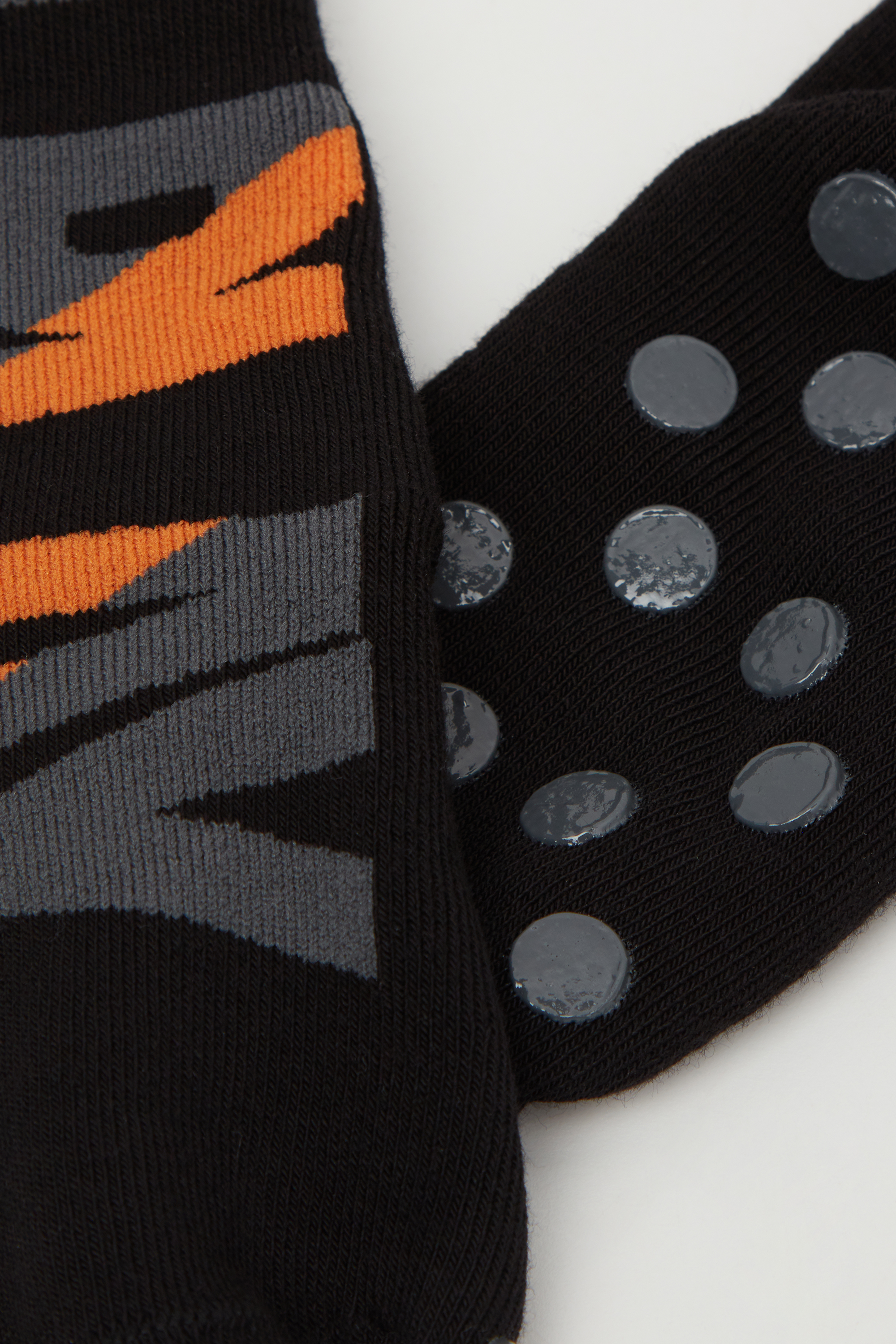 Boys’ Short Patterned Non-Slip Socks