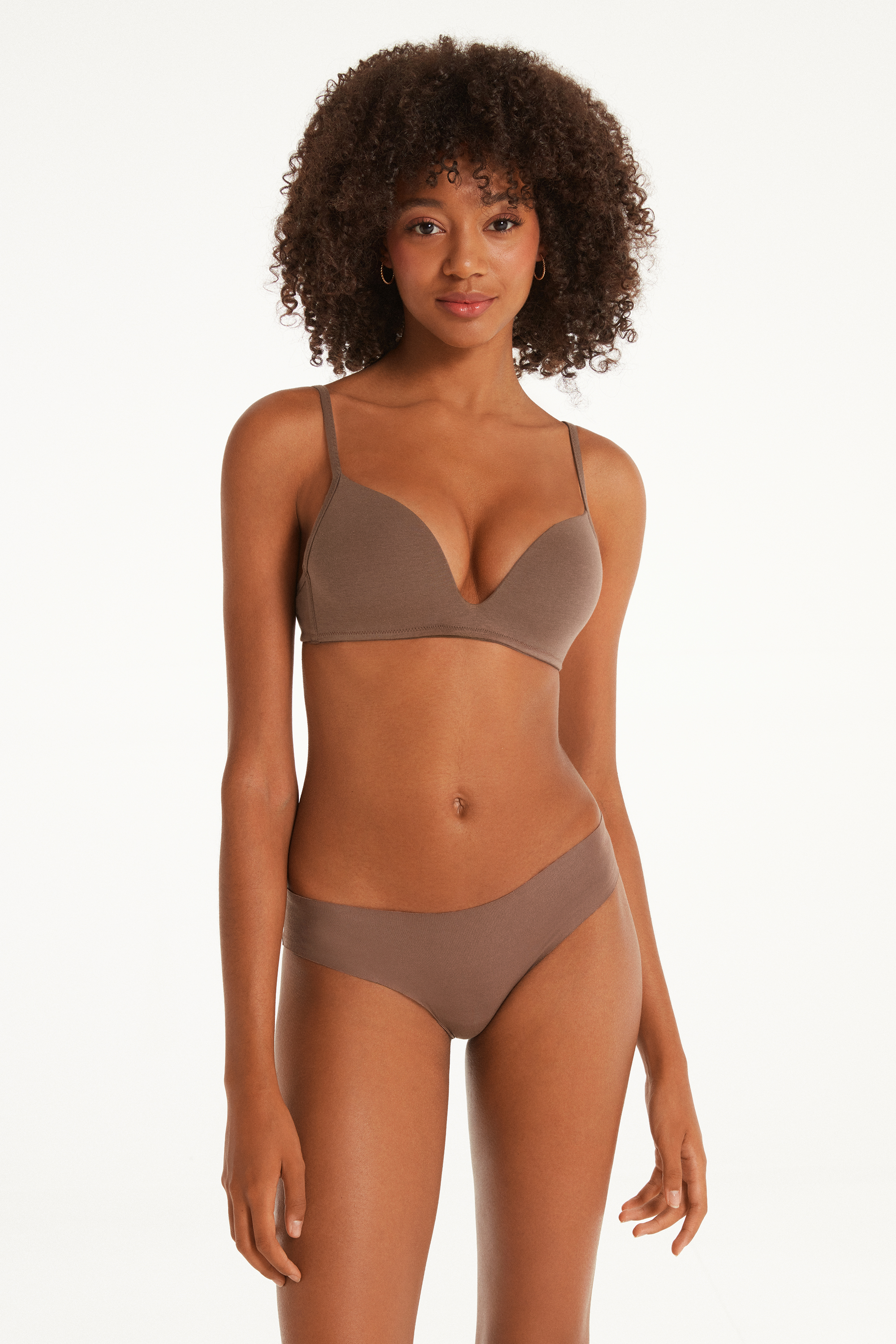 Soutien-gorge Triangle Rembourré London sans Armature en Coton