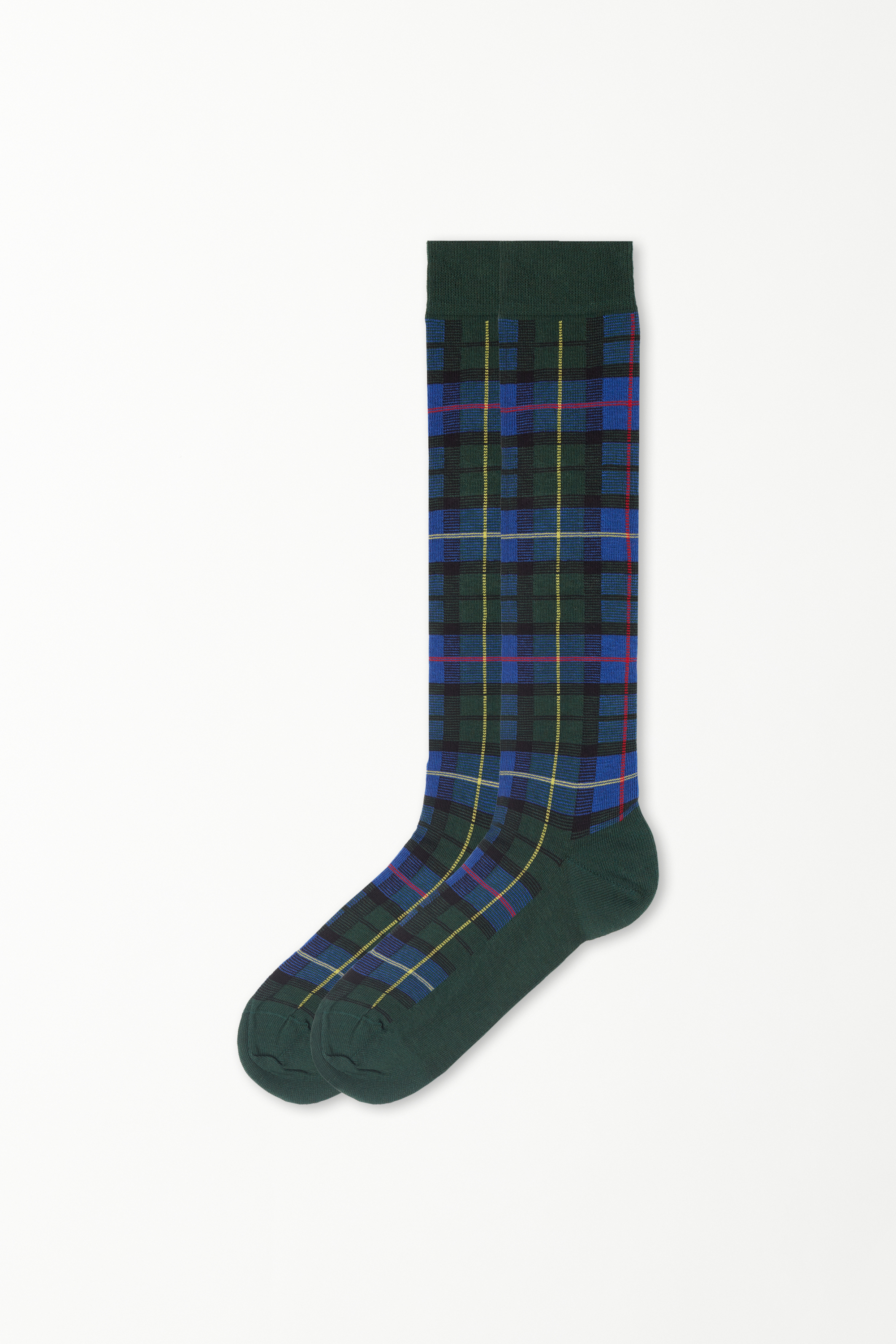 Men’s Long Patterned Cotton Socks
