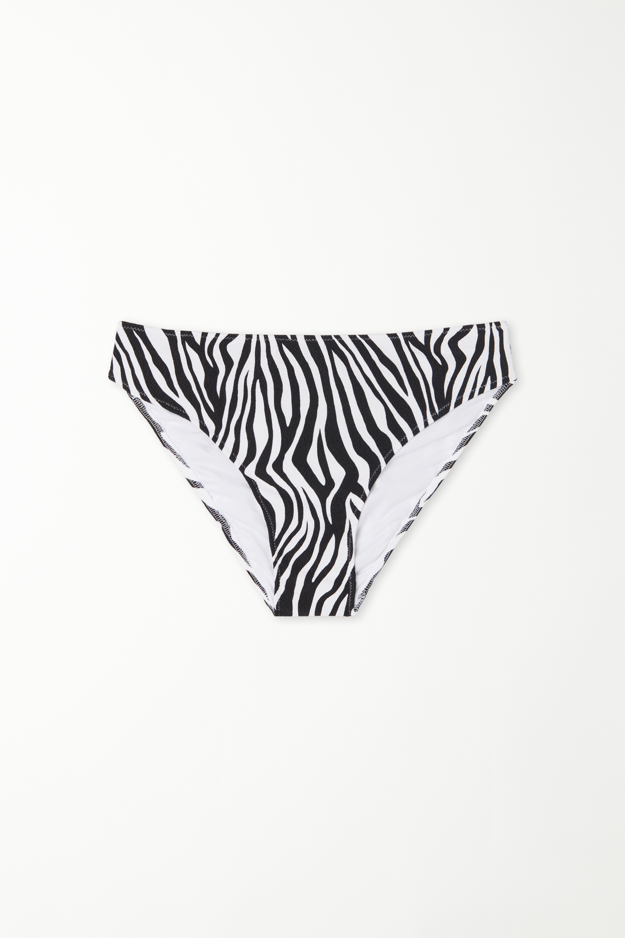 Timeless Classic Zebra-Print Bikini Bottoms