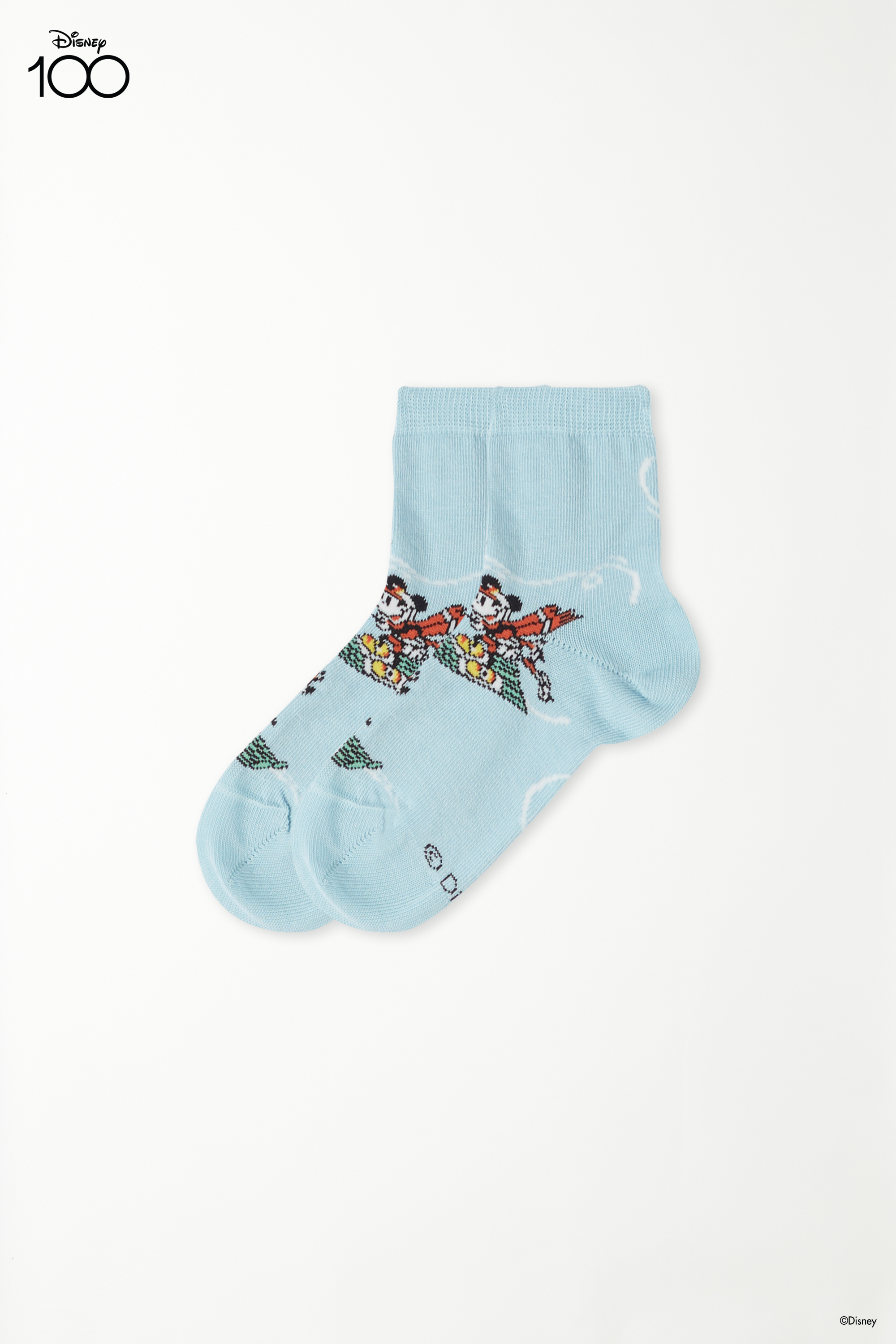 Boys’ Disney 100 Short Cotton Socks